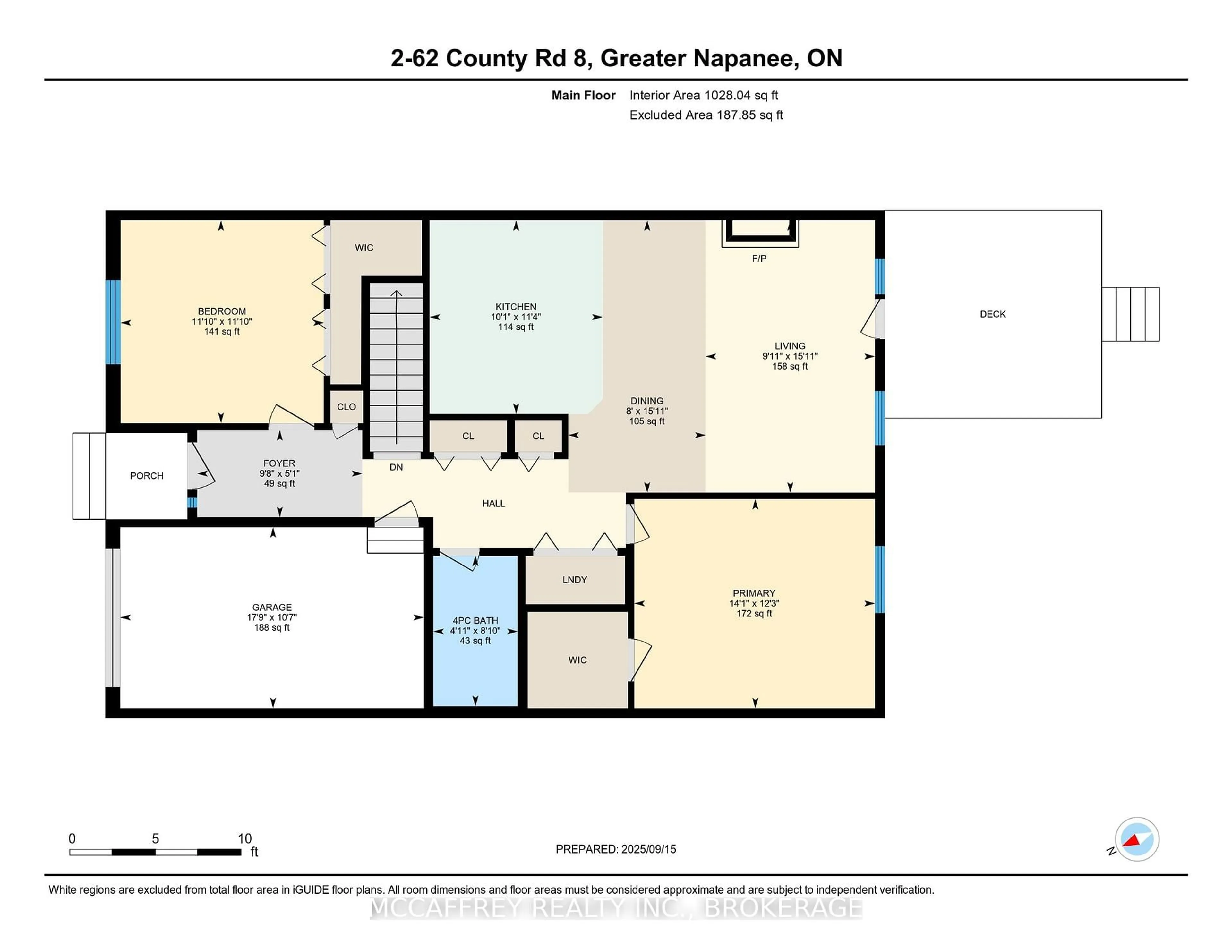 Floor plan for 62 County Rd 8 #2, Greater Napanee Ontario K7R 3E7
