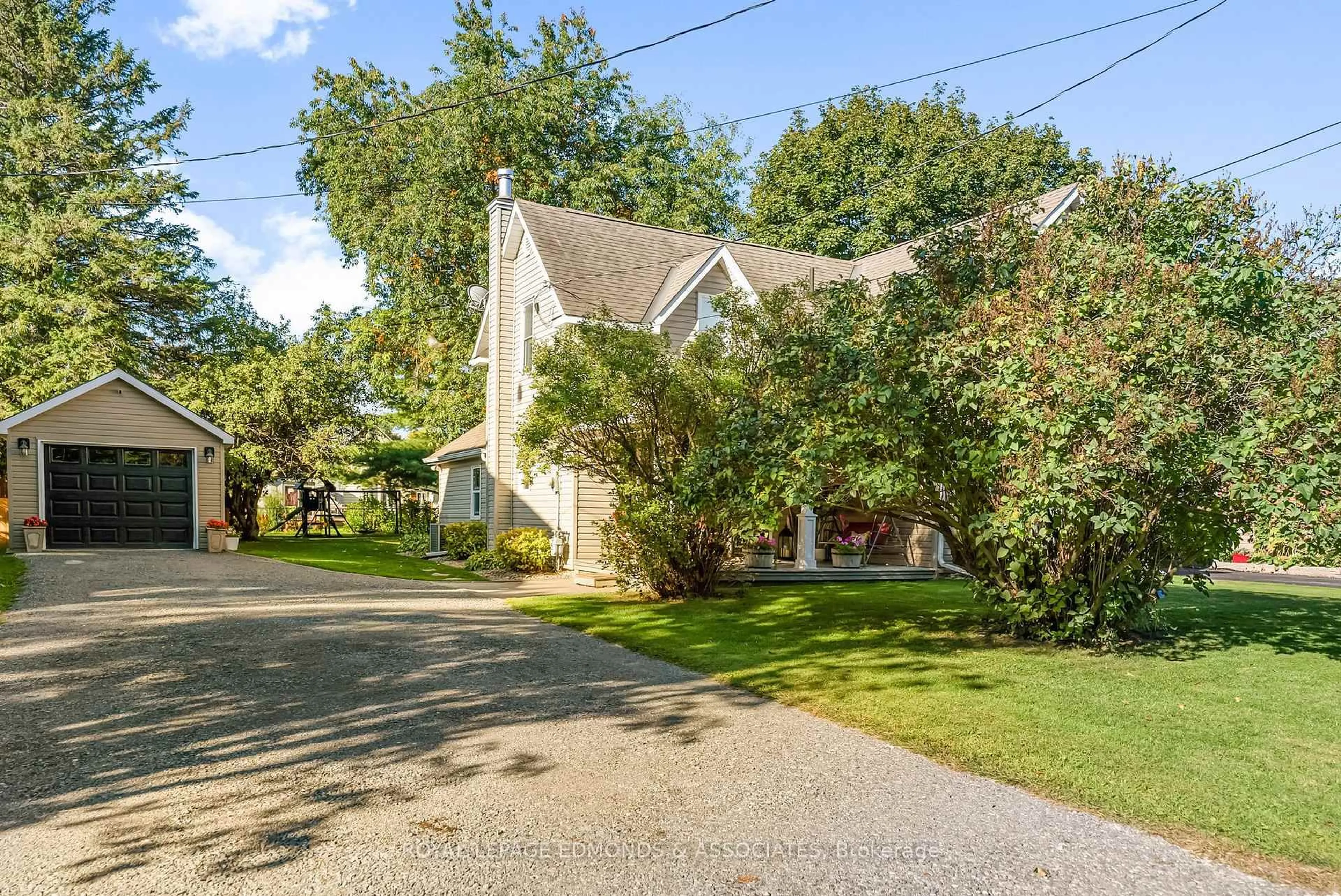A pic from outside/outdoor area/front of a property/back of a property/a pic from drone, street for 1719 Beachburg Rd, Beachburg Ontario K0J 1C0