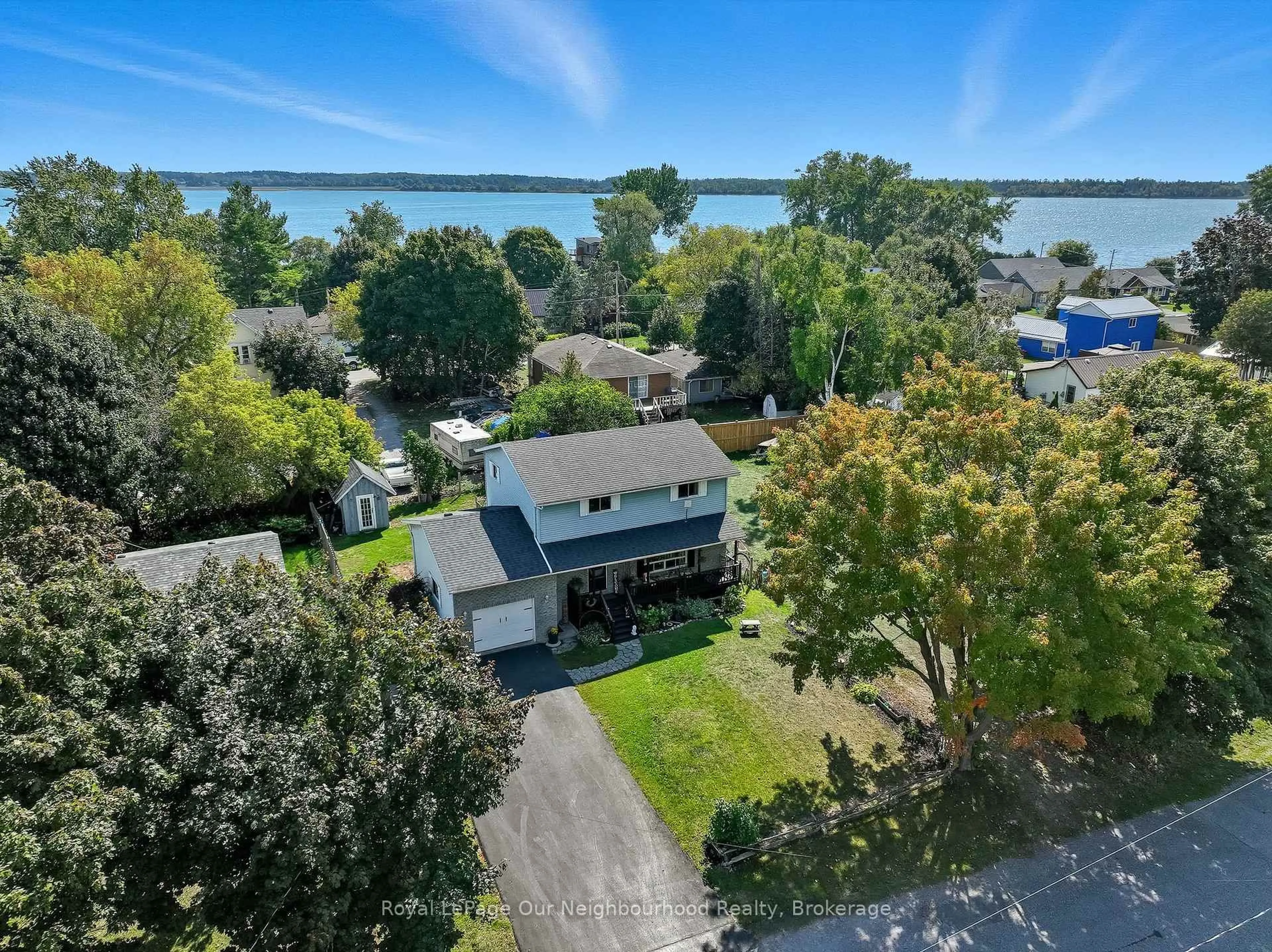 A pic from outside/outdoor area/front of a property/back of a property/a pic from drone, water/lake/river/ocean view for 17 Elgin St, Brighton Ontario K0K 1H0