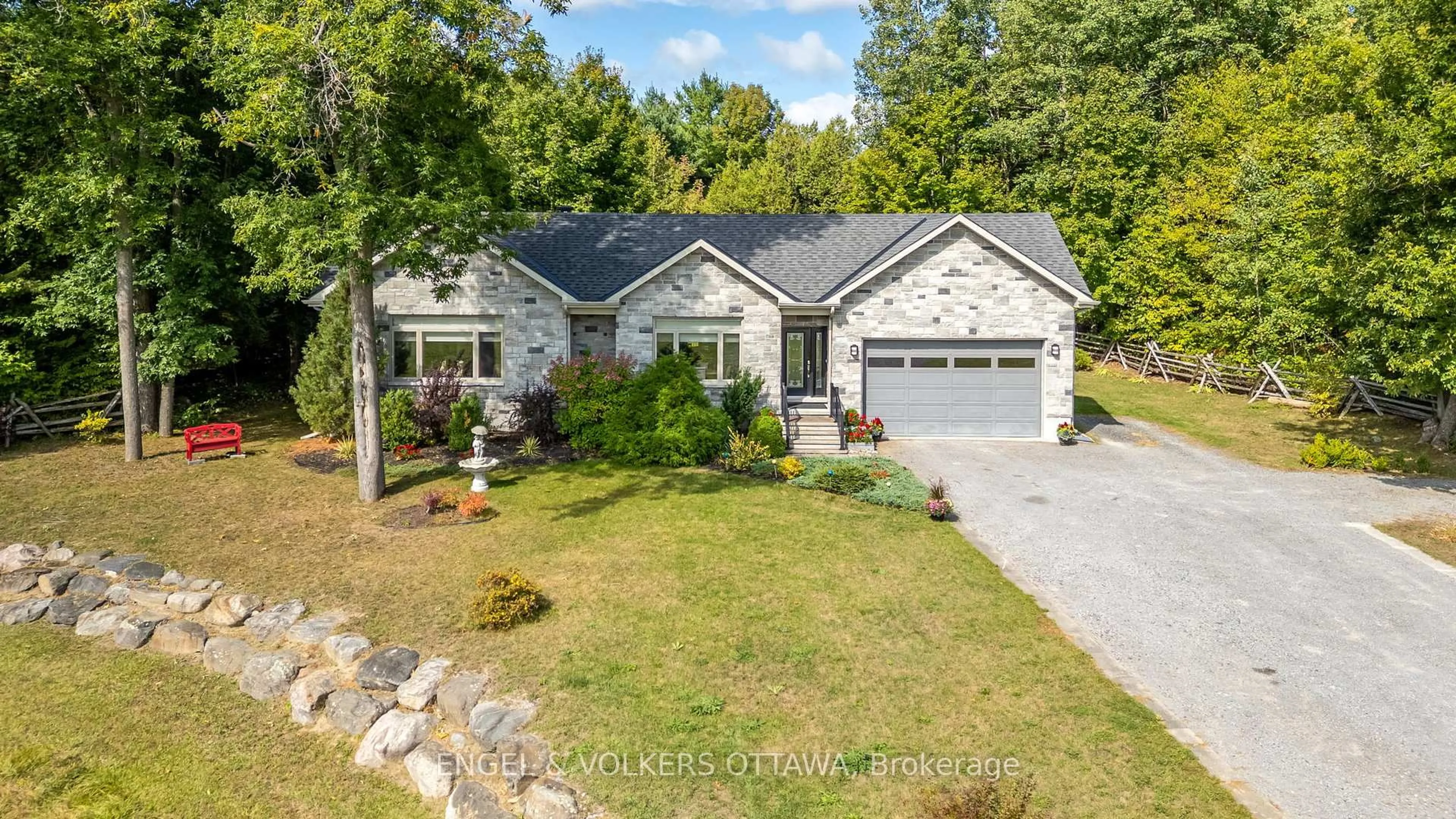 A pic from outside/outdoor area/front of a property/back of a property/a pic from drone, street for 1313 Old Perth Rd, Almonte Ontario K0A 1A0