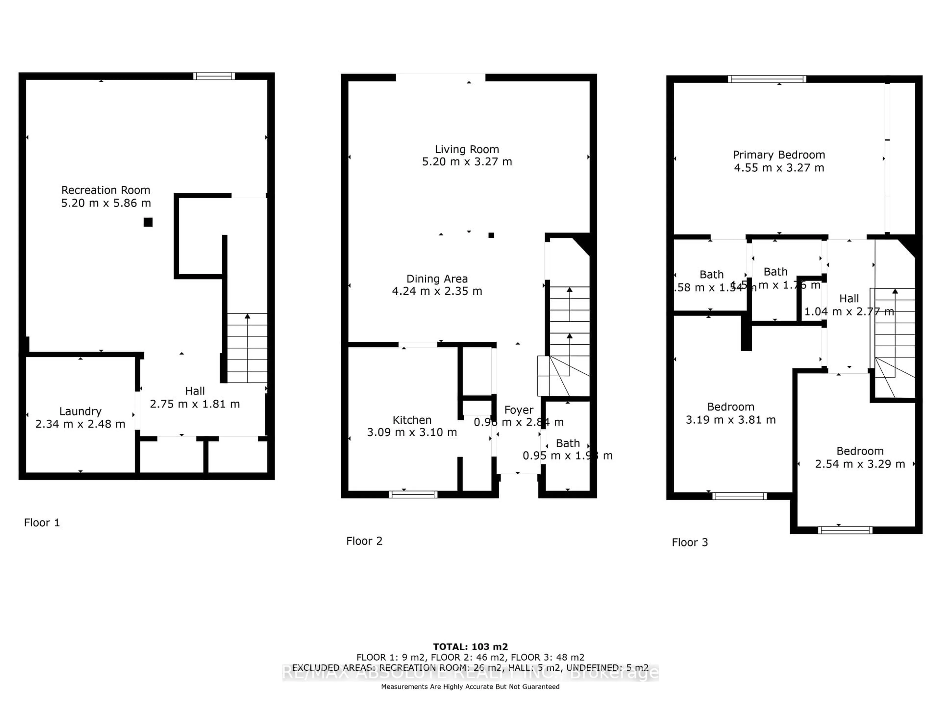Floor plan for 6138 Brookside Lane, Orleans Ontario K1C 2K7