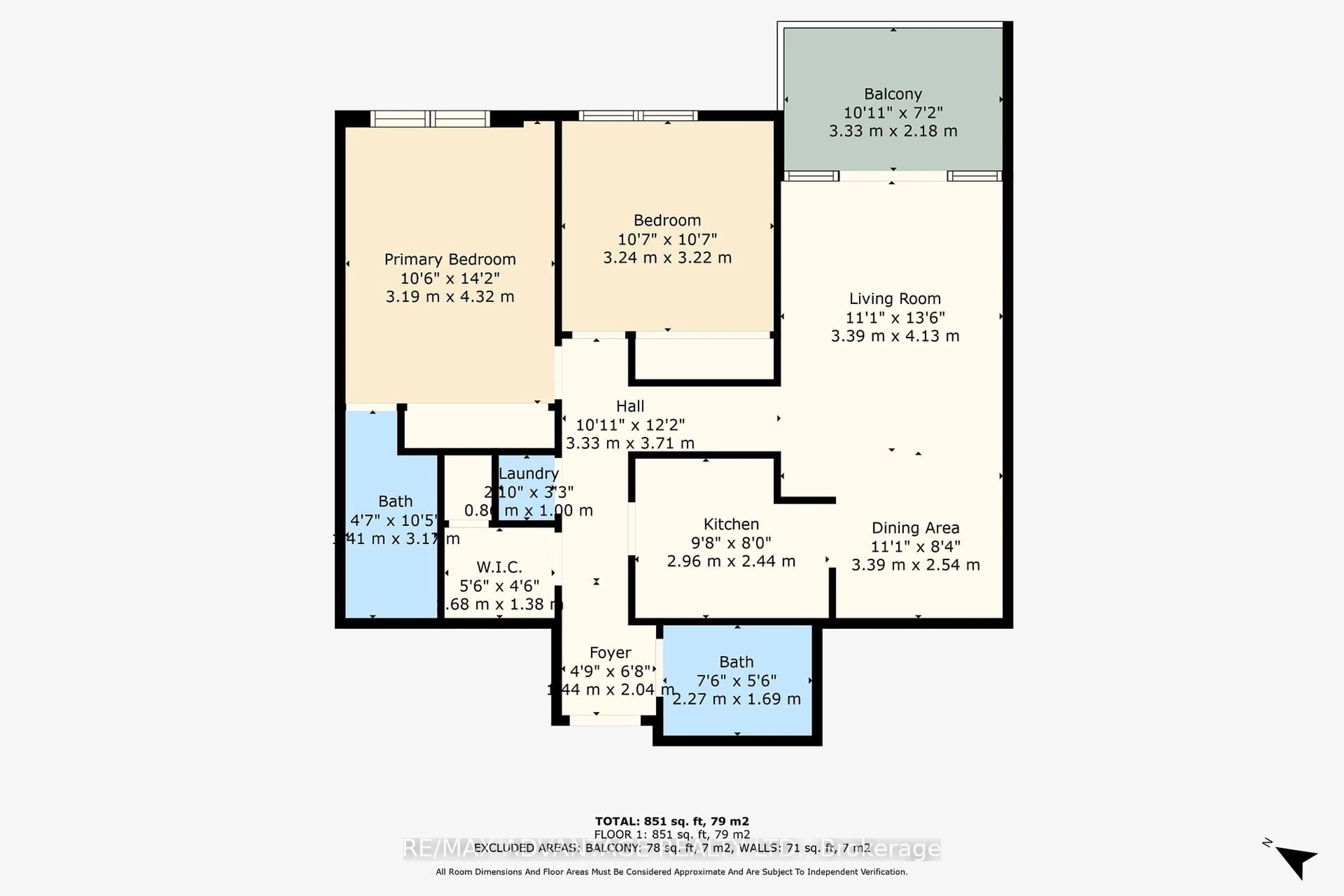 Floor plan for 155 Kent St #1106, London East Ontario N6A 5N7