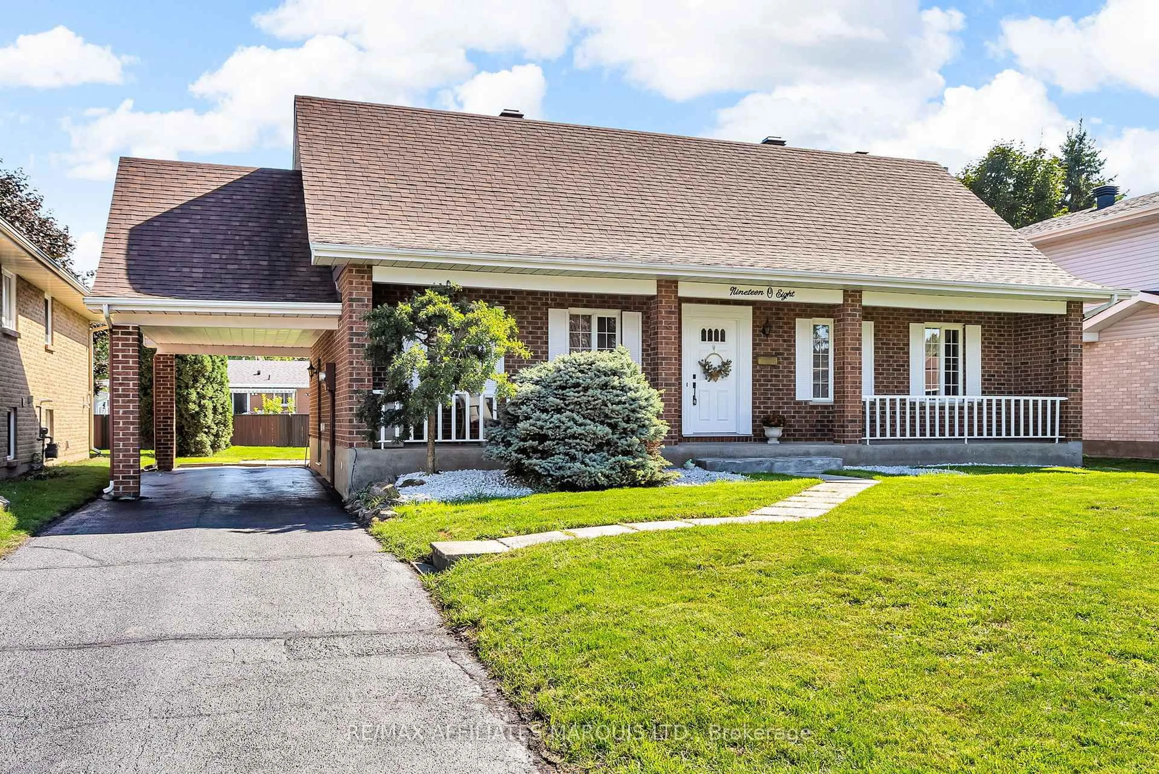 Home with brick exterior material, street for 1908 Concorde Ave, Cornwall Ontario K6H 6M7