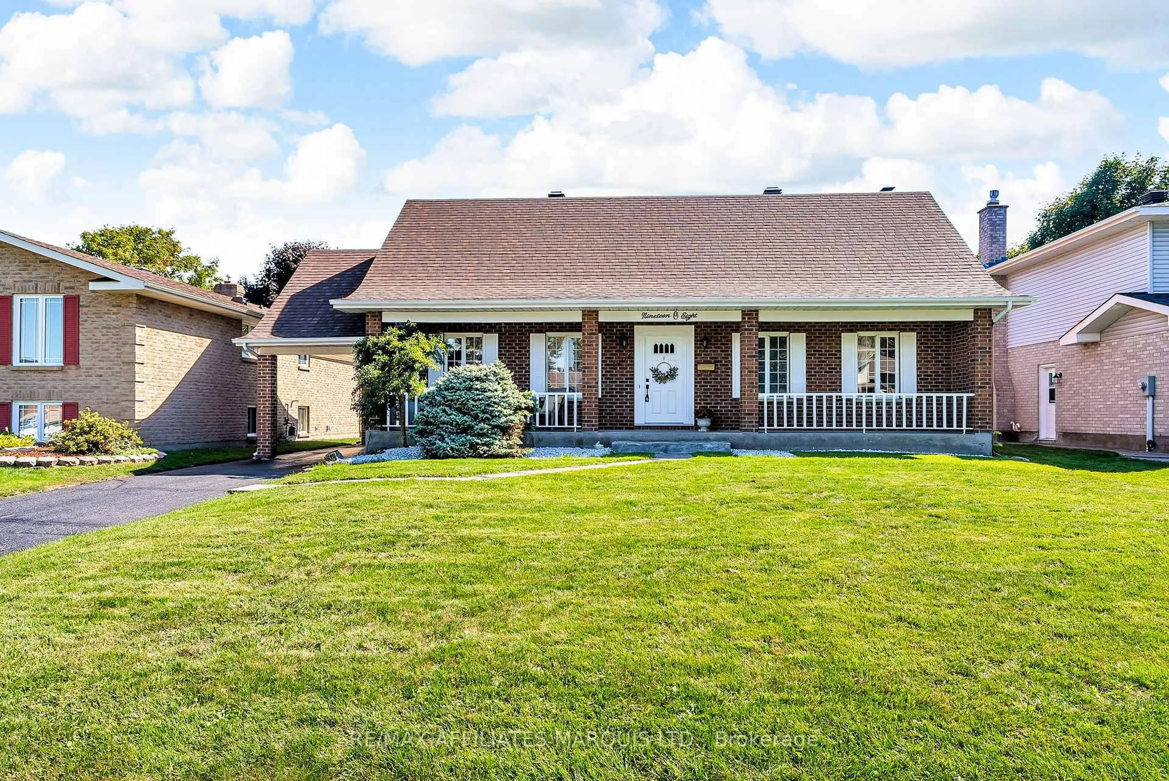 Home with vinyl exterior material, street for 1908 Concorde Ave, Cornwall Ontario K6H 6M7