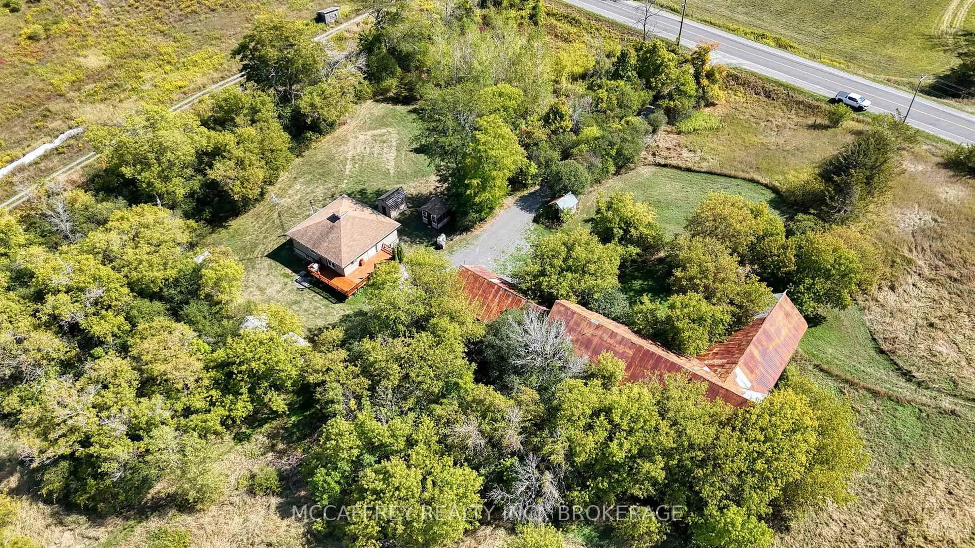 A pic from outside/outdoor area/front of a property/back of a property/a pic from drone, unknown for 265 Belleville Rd, Tyendinaga Ontario K0K 1X0