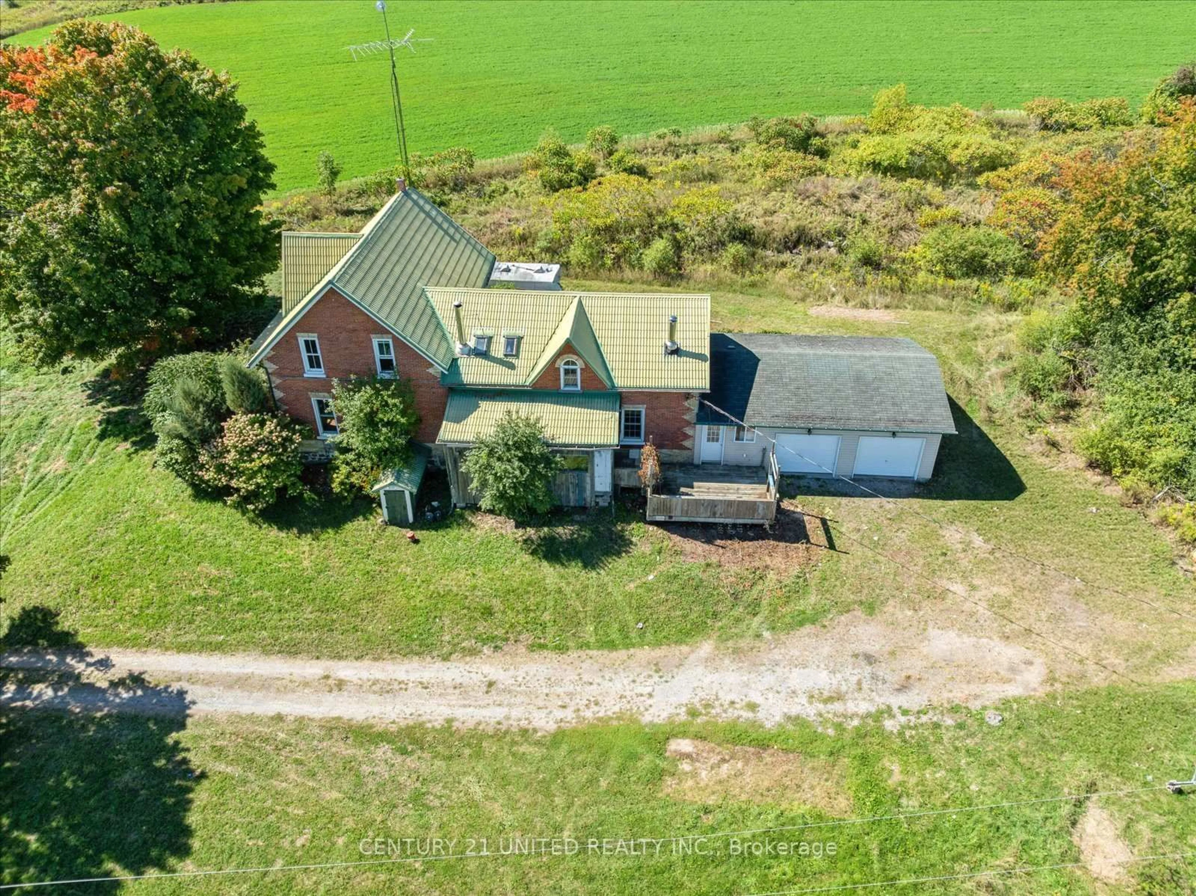 A pic from outside/outdoor area/front of a property/back of a property/a pic from drone, unknown for 872 County Road 2, Otonabee-South Monaghan Ontario K0L 1B0