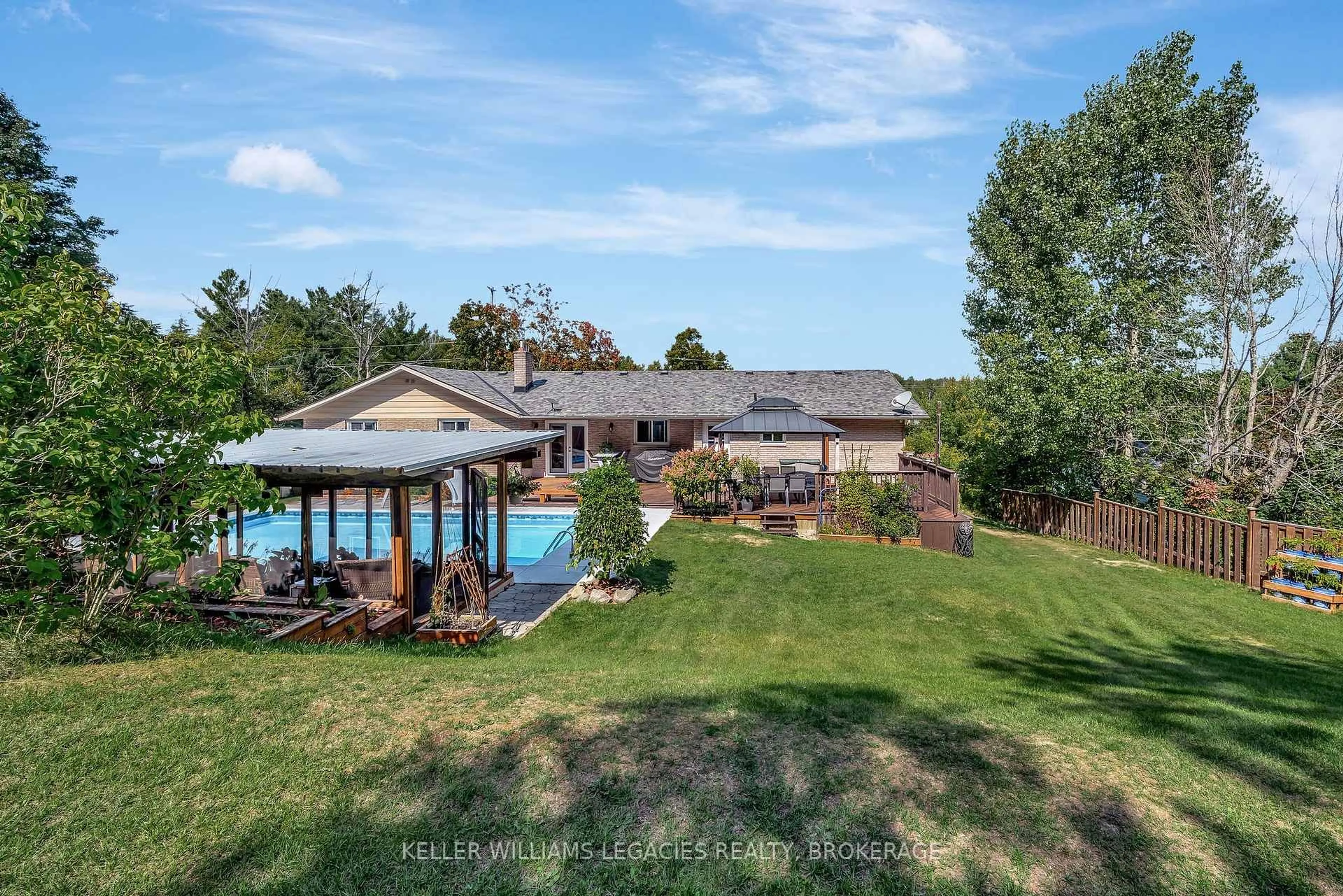 A pic from outside/outdoor area/front of a property/back of a property/a pic from drone, water/lake/river/ocean view for 1543 COUNTY ROAD 28 Rd, Brighton Ontario K0K 1H0