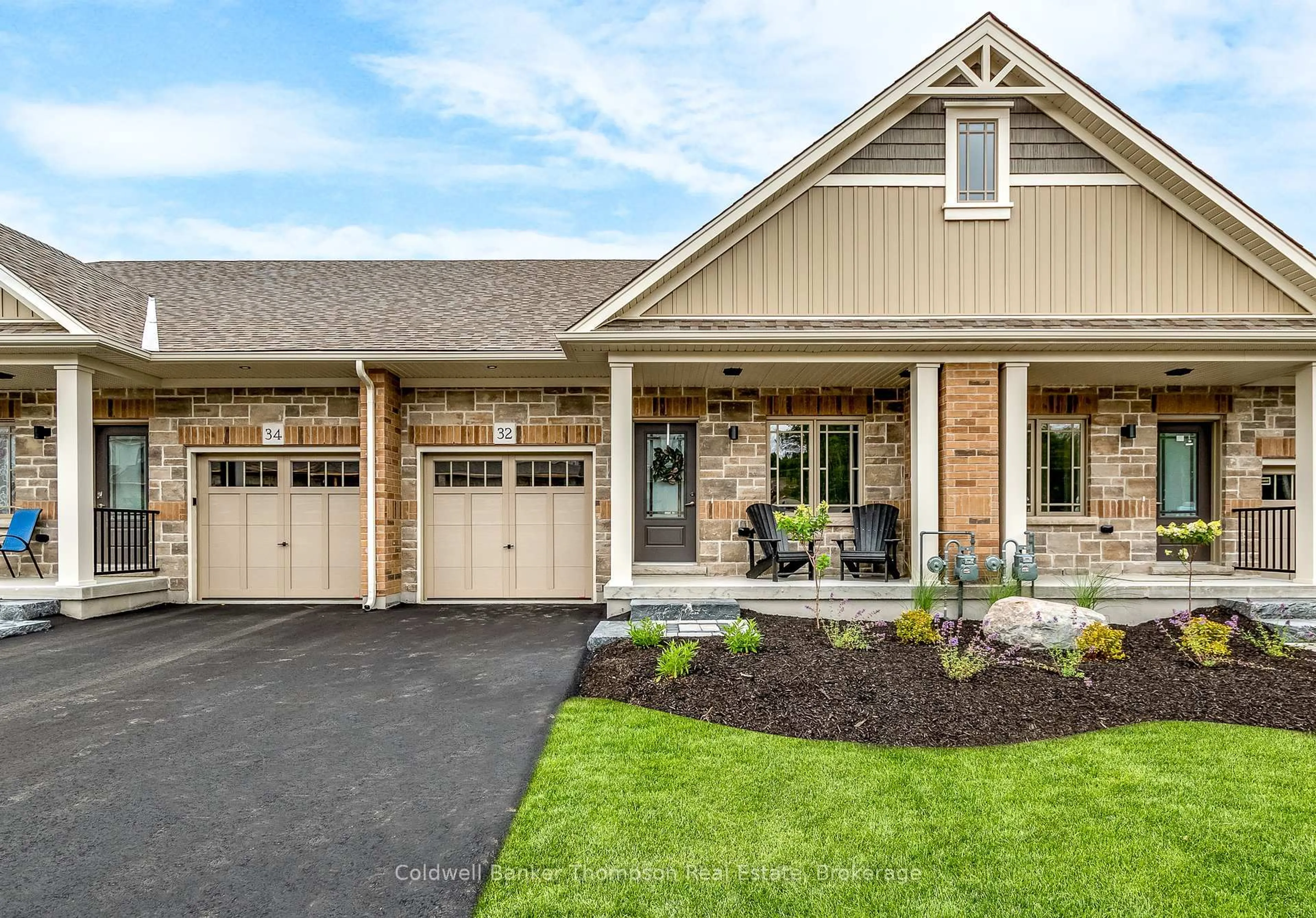 Home with brick exterior material, street for 32 Charles Morley Blvd, Huntsville Ontario P1H 0G5