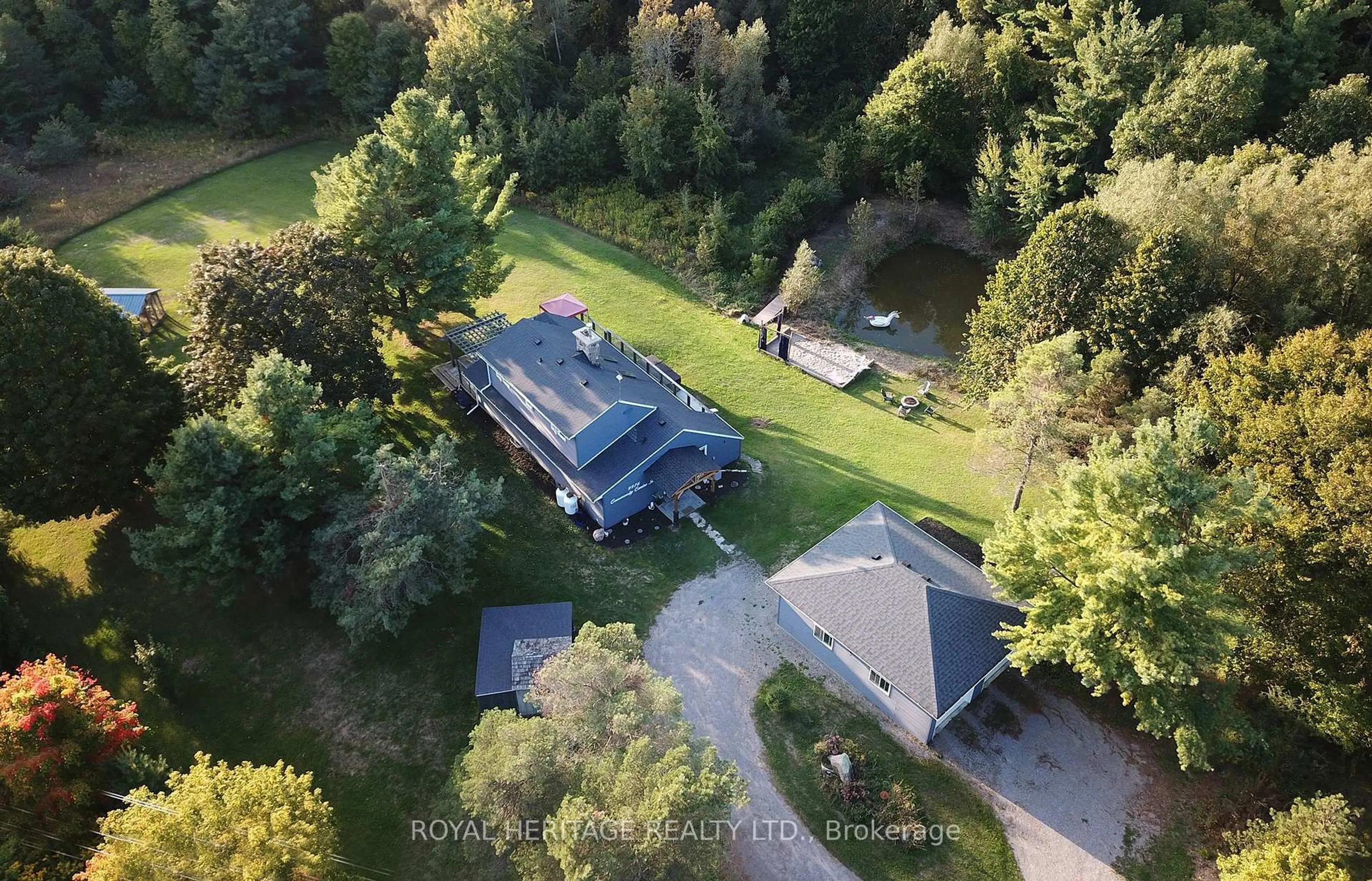 A pic from outside/outdoor area/front of a property/back of a property/a pic from drone, unknown for 9976 Community Centre Rd, Alnwick/Haldimand Ontario K0K 1C0