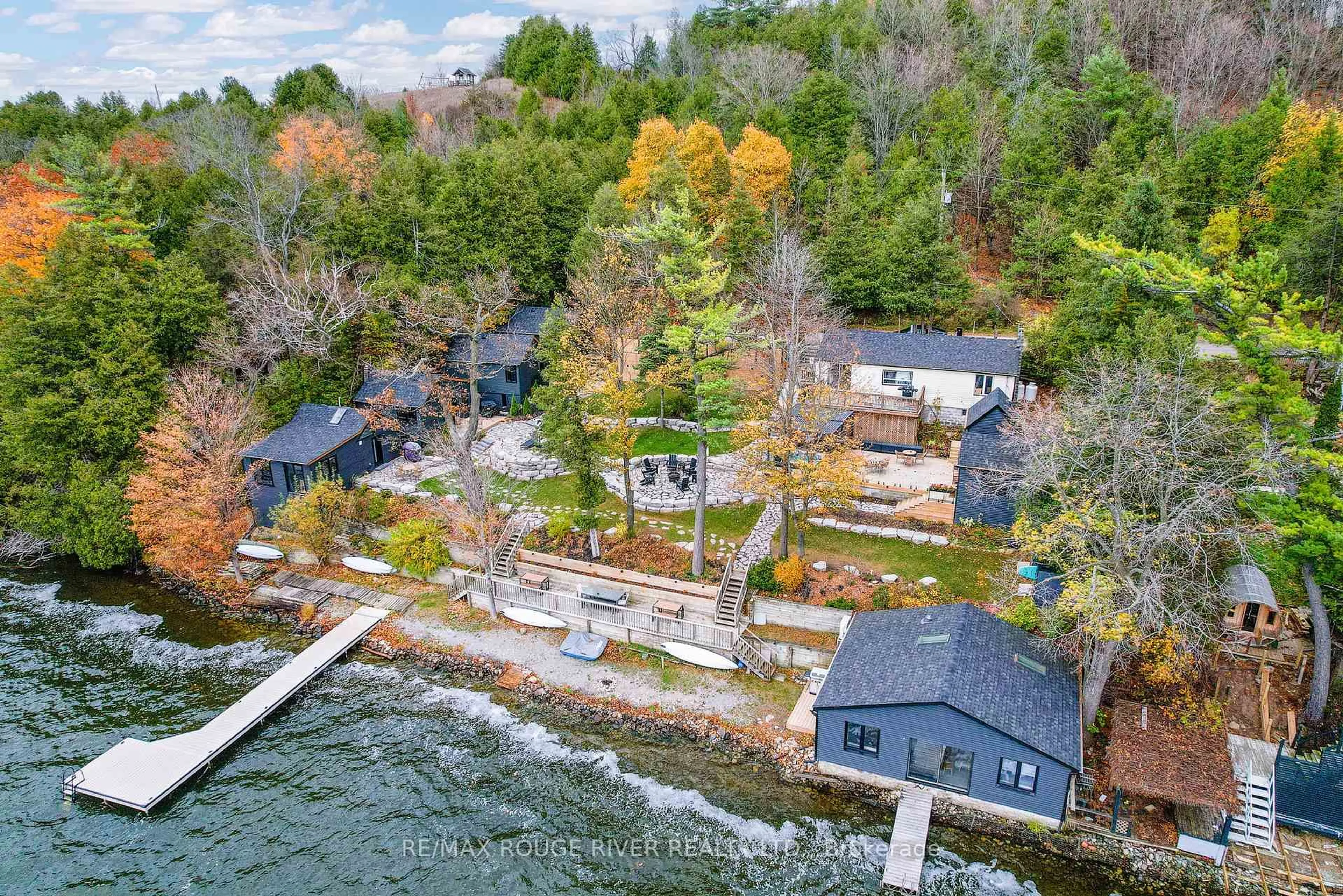 A pic from outside/outdoor area/front of a property/back of a property/a pic from drone, water/lake/river/ocean view for 1026 Merrill Rd #12, Alnwick/Haldimand Ontario K0K 2X0