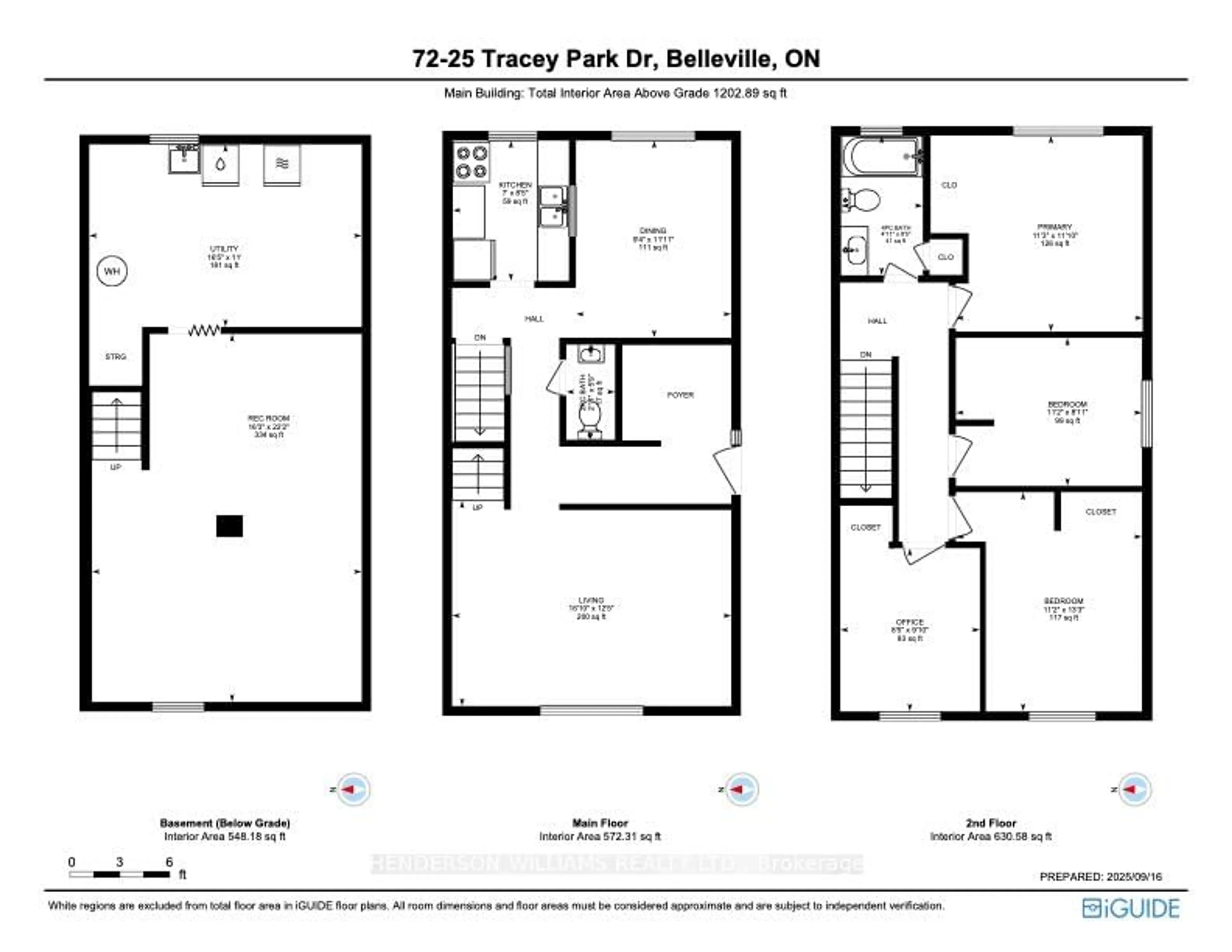 Floor plan for 25 Tracey Park Dr #72, Belleville Ontario K8P 4R4