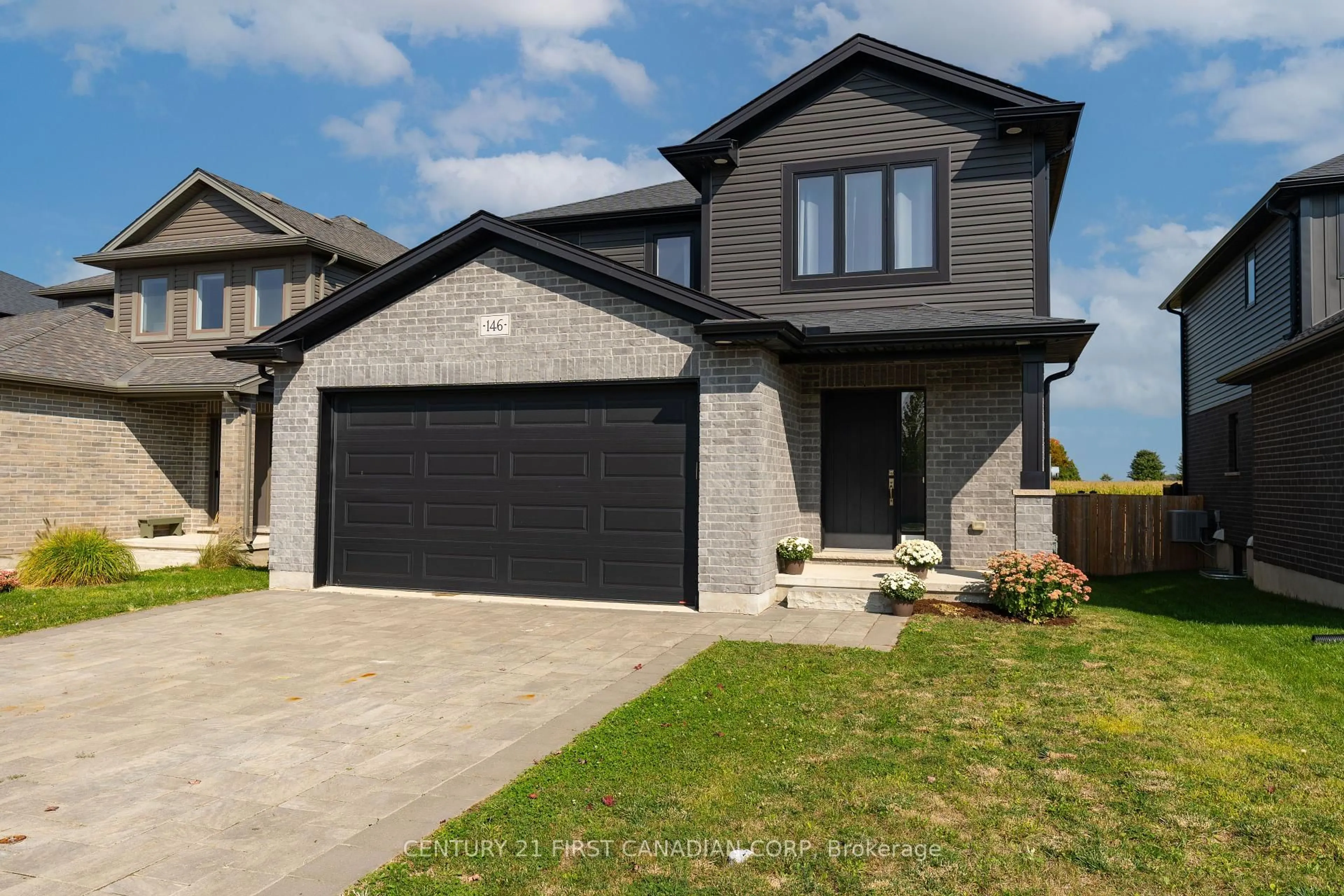 Home with brick exterior material, street for 146 Gilmour Dr, Lucan Biddulph Ontario N0M 2J0