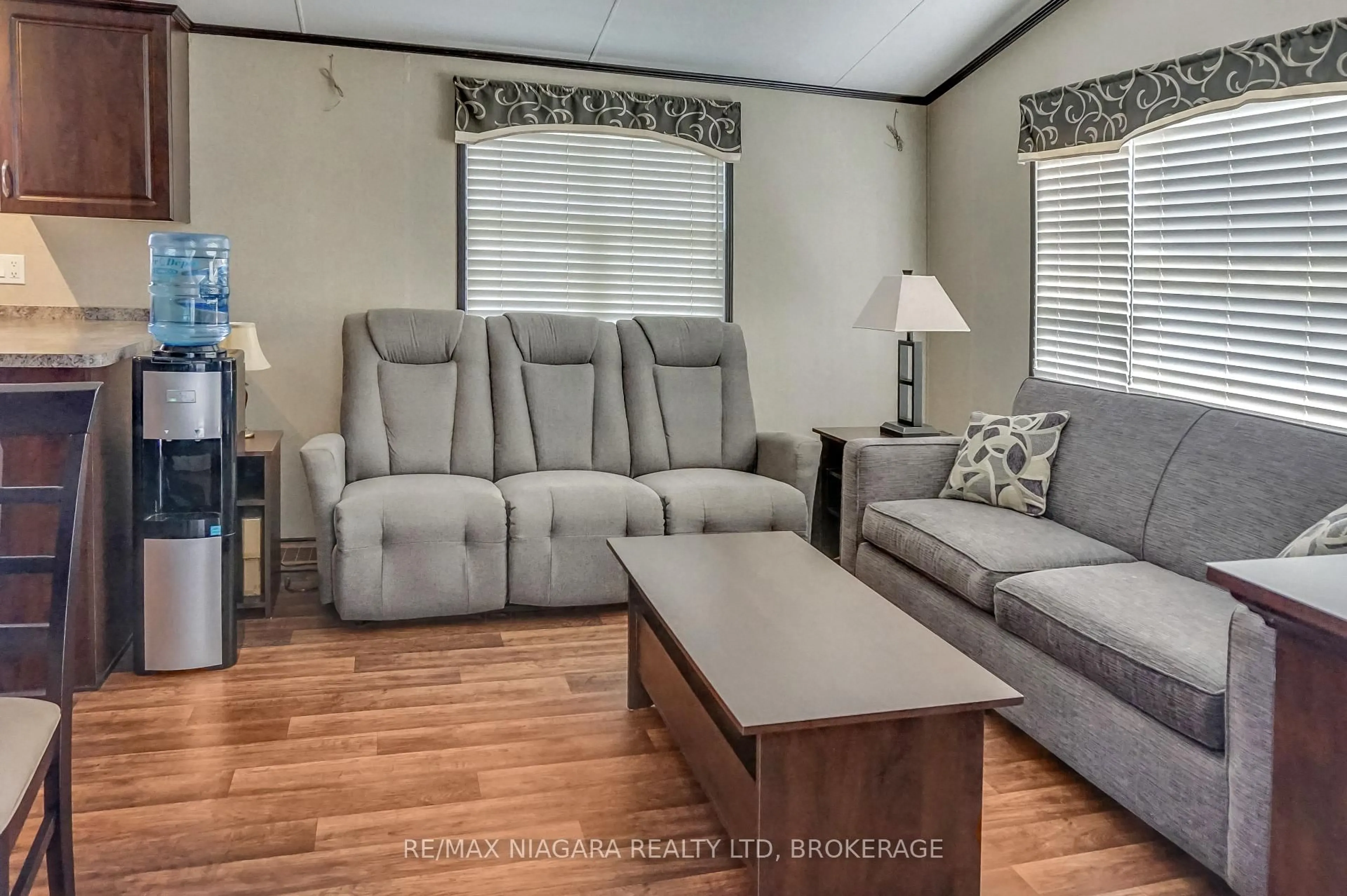 Living room with furniture, unknown for 1501 Line 8 Rd #228, Niagara-on-the-Lake Ontario L0S 1L0
