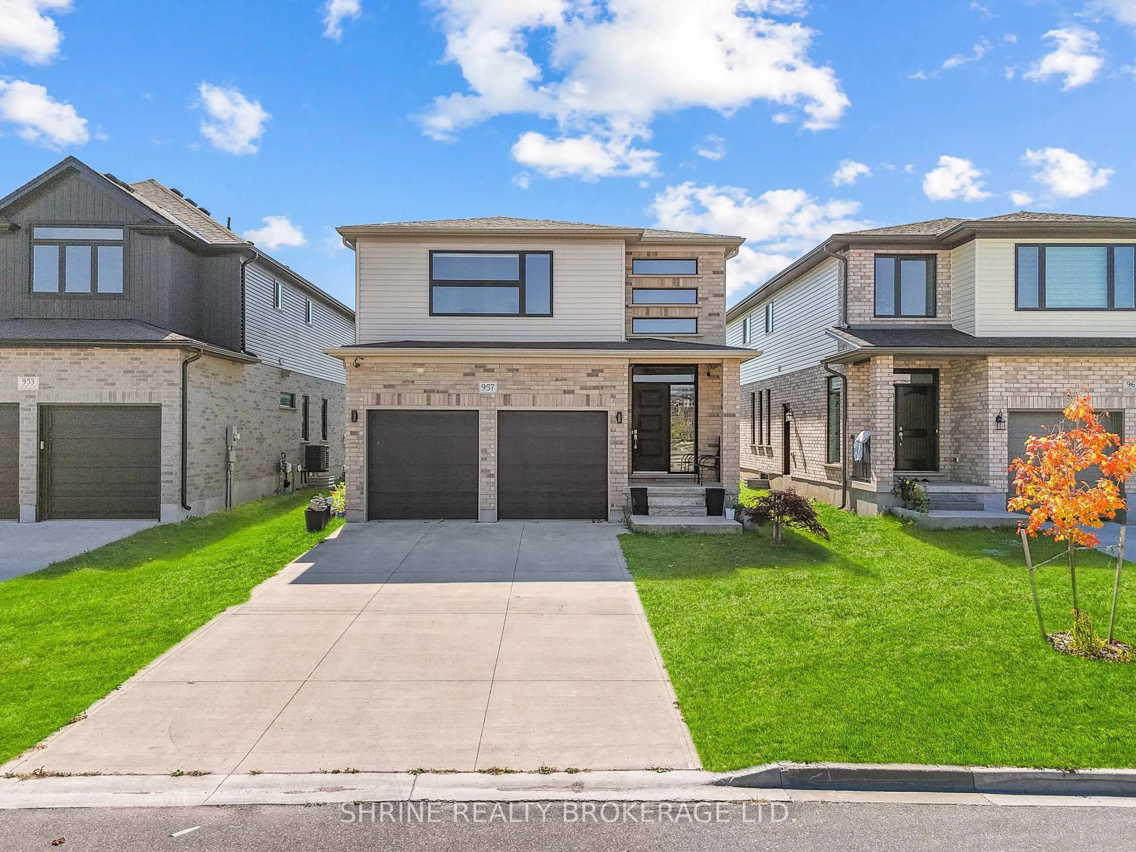 Home with brick exterior material, street for 957 Holtby Crt, London North Ontario N6G 0W9