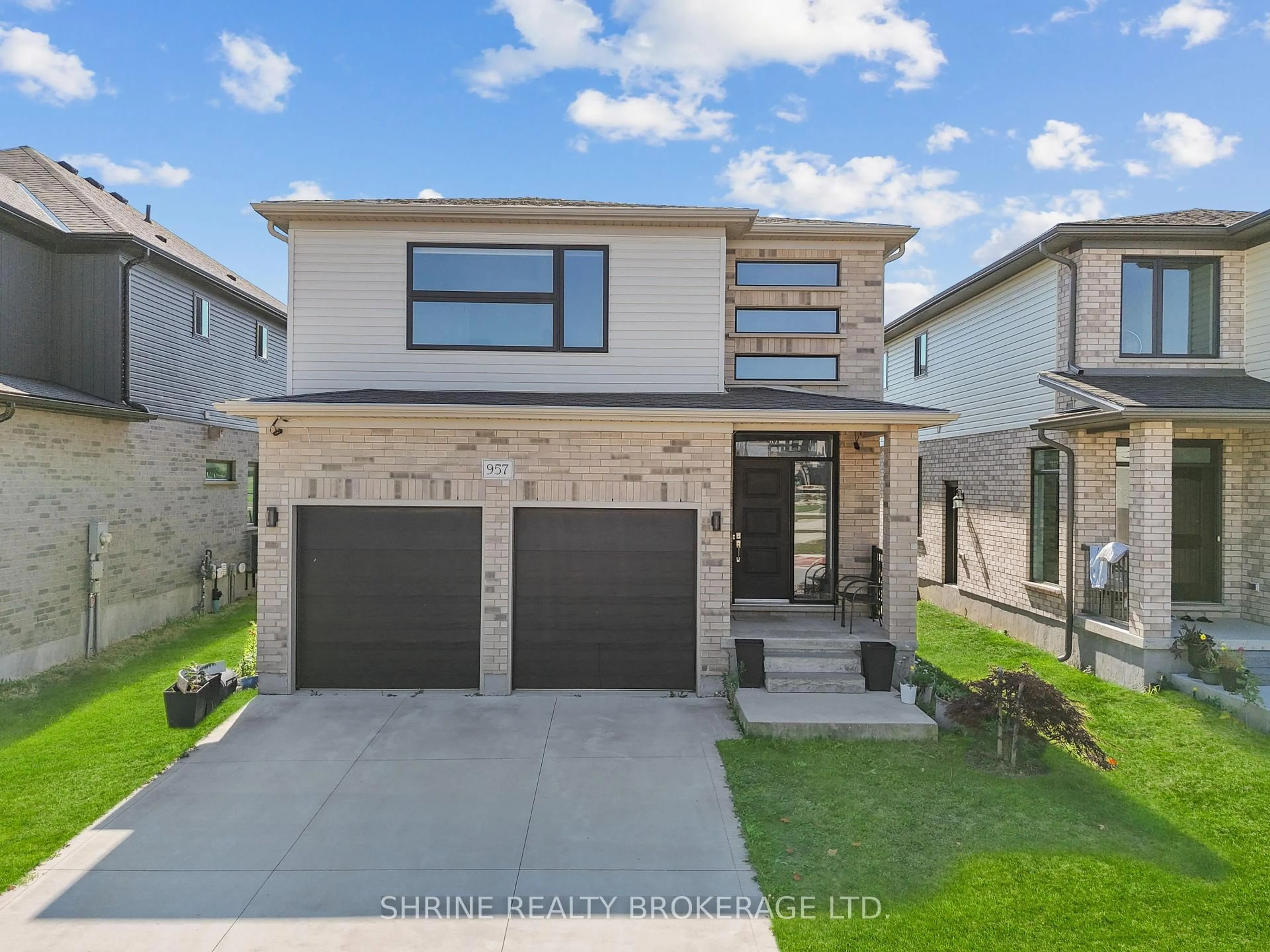 Home with brick exterior material, street for 957 Holtby Crt, London North Ontario N6G 0W9