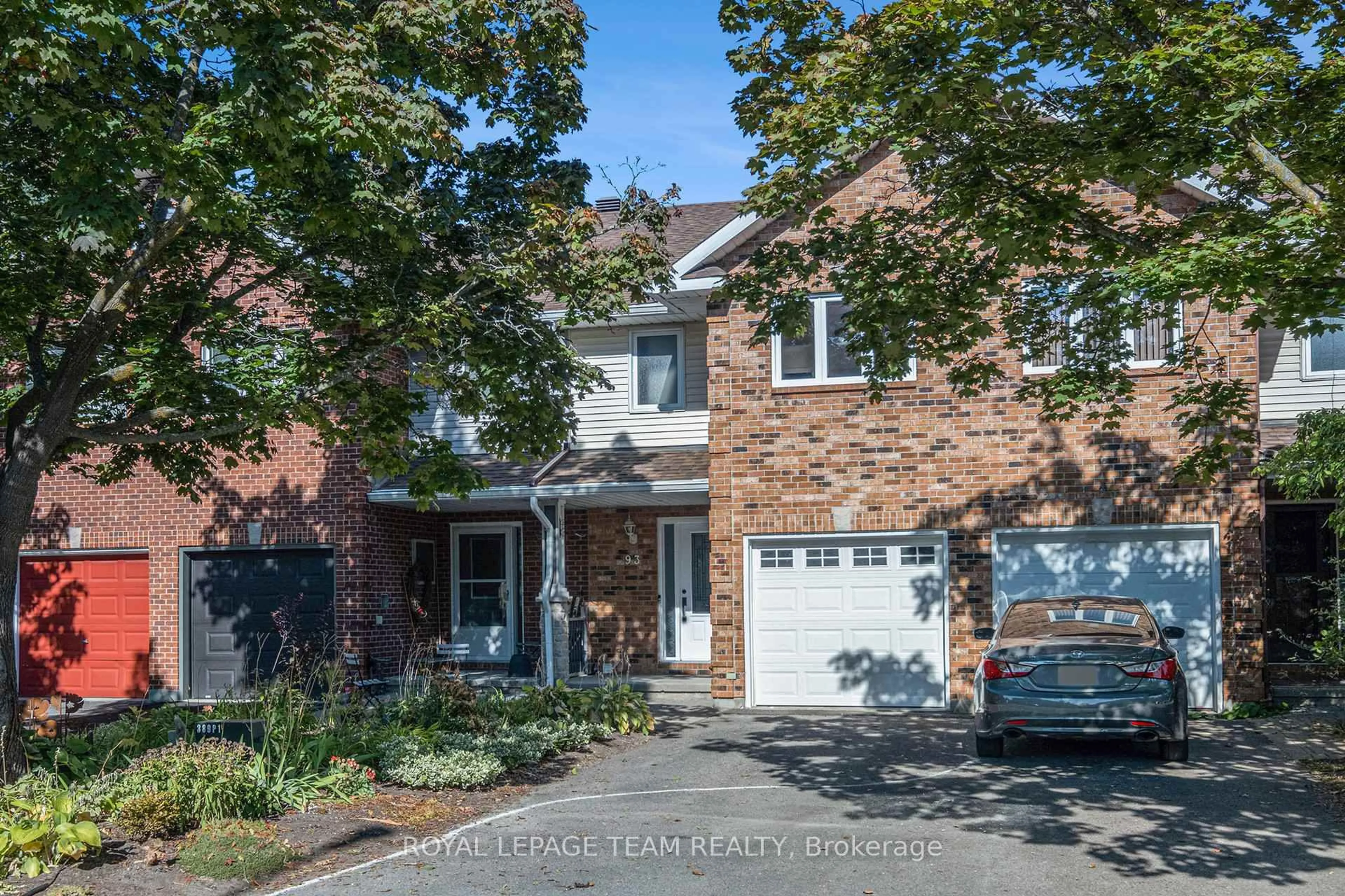 Home with brick exterior material, street for 93 Royal Oak Crt, Ottawa Ontario K1T 3N9