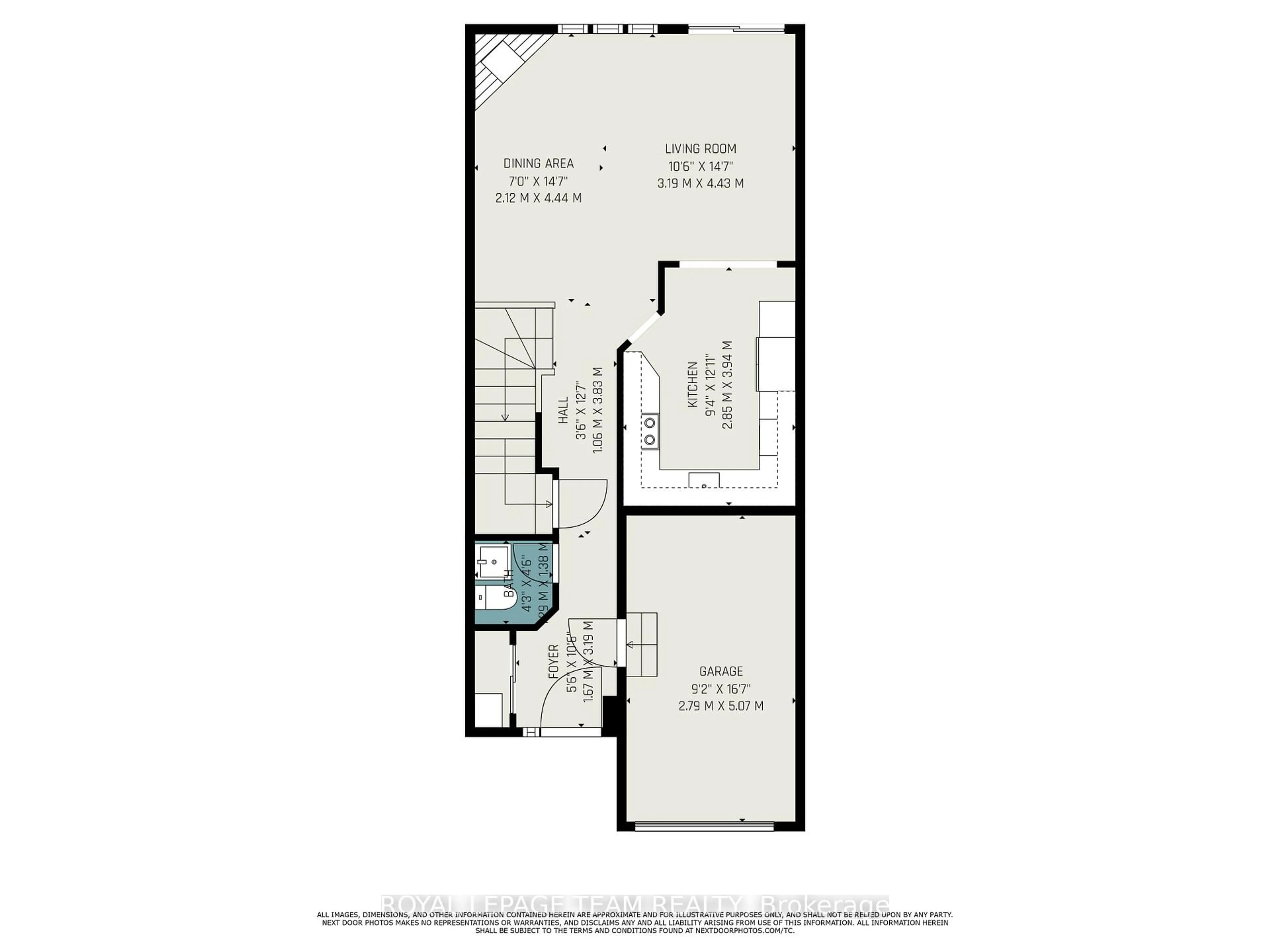 Floor plan for 93 Royal Oak Crt, Ottawa Ontario K1T 3N9
