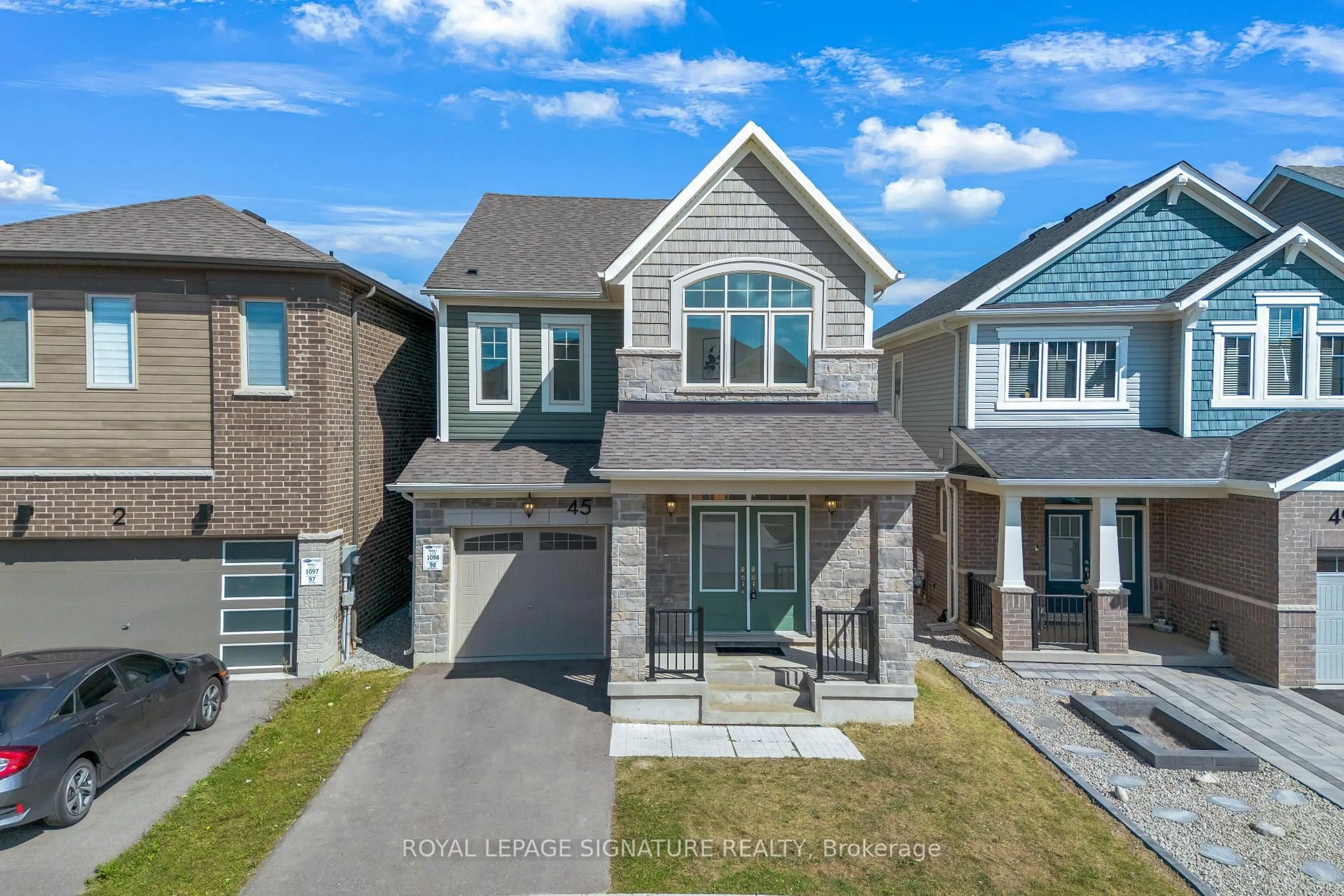 Home with brick exterior material, street for 45 Forestwalk St, Kitchener Ontario N2R 0S2