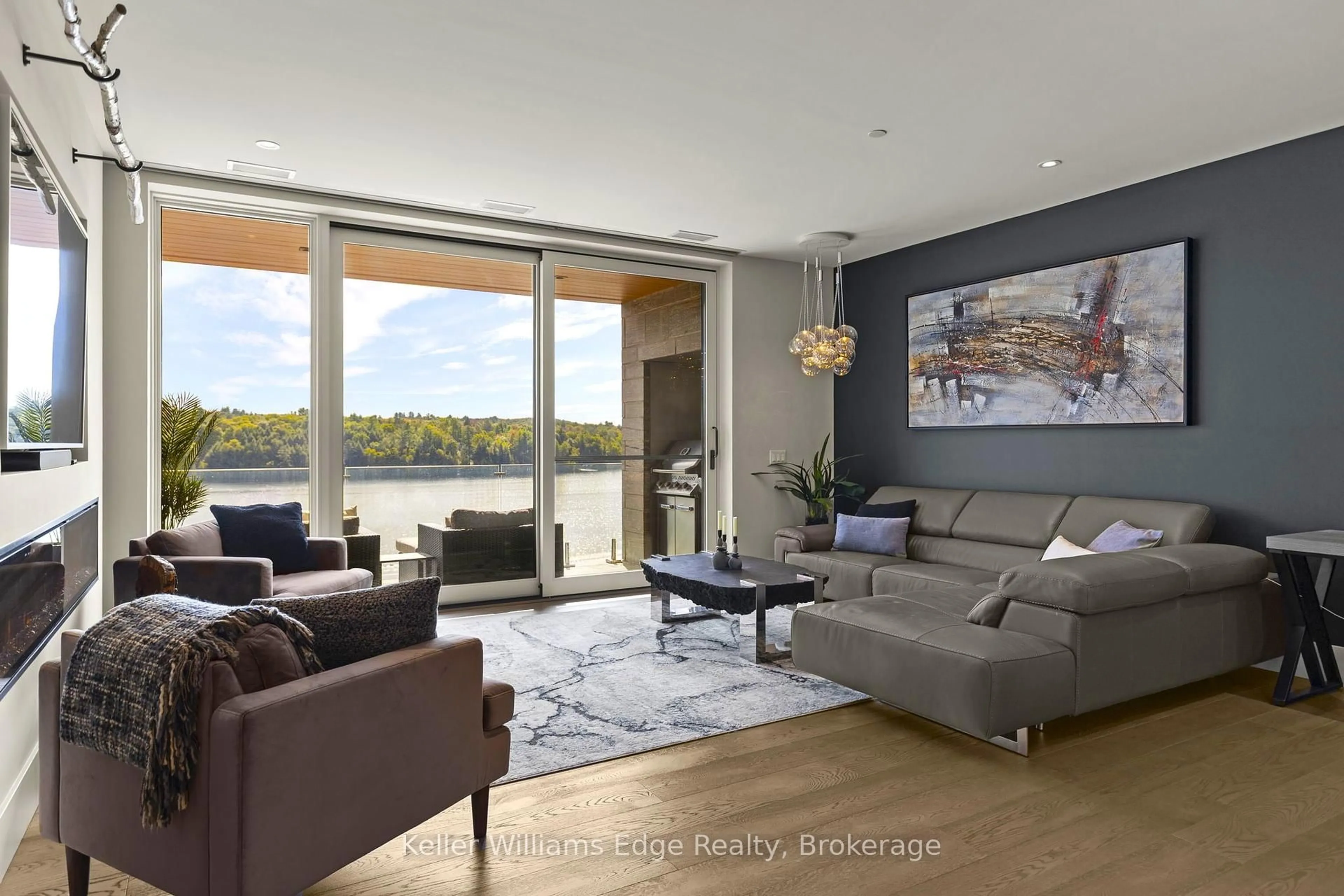 Living room with furniture, unknown for 727 Grandview Dr #209, Huntsville Ontario P1H 2J5