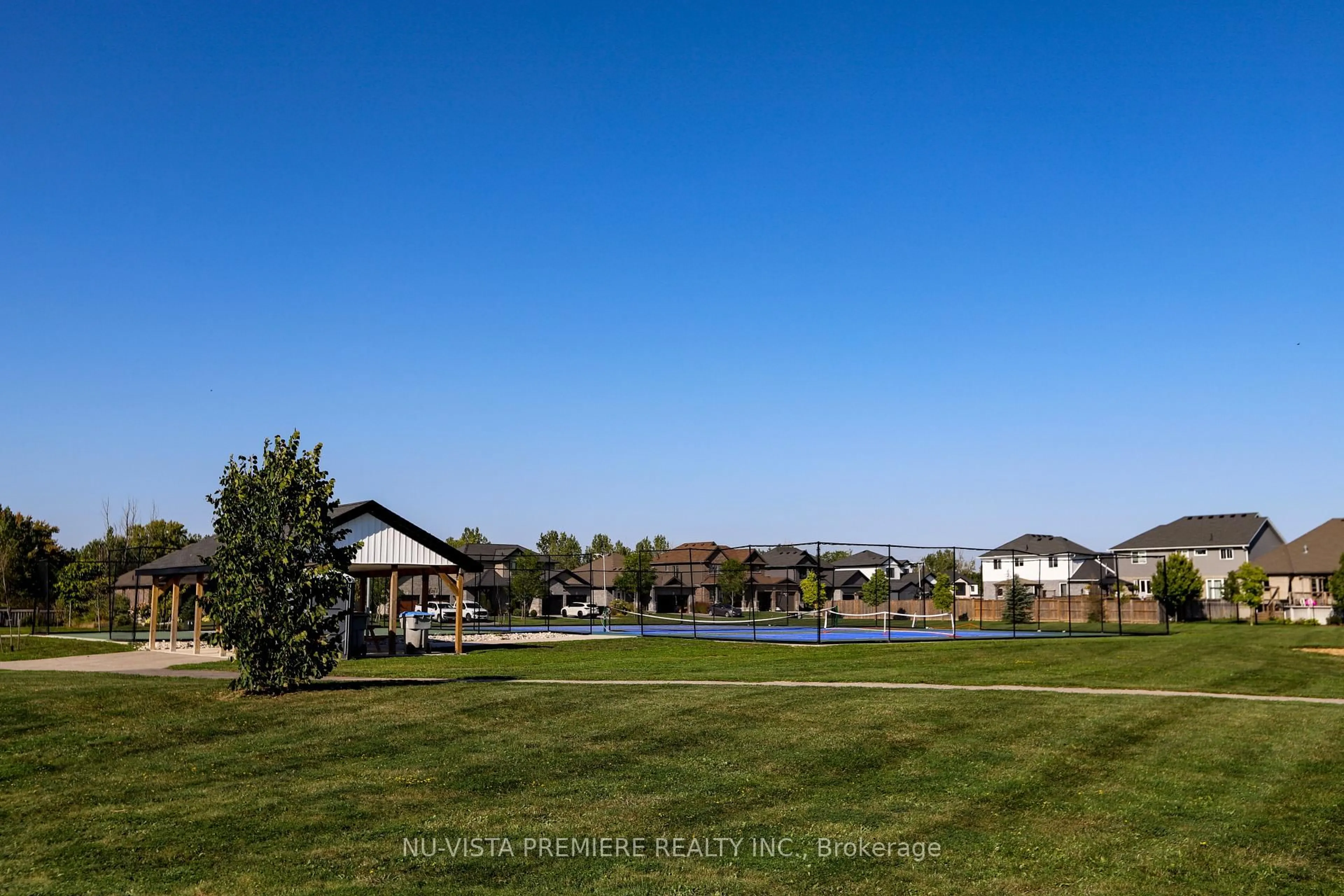 A pic from outside/outdoor area/front of a property/back of a property/a pic from drone, water/lake/river/ocean view for 124 Watts Dr, Lucan Biddulph Ontario N0M 2J0