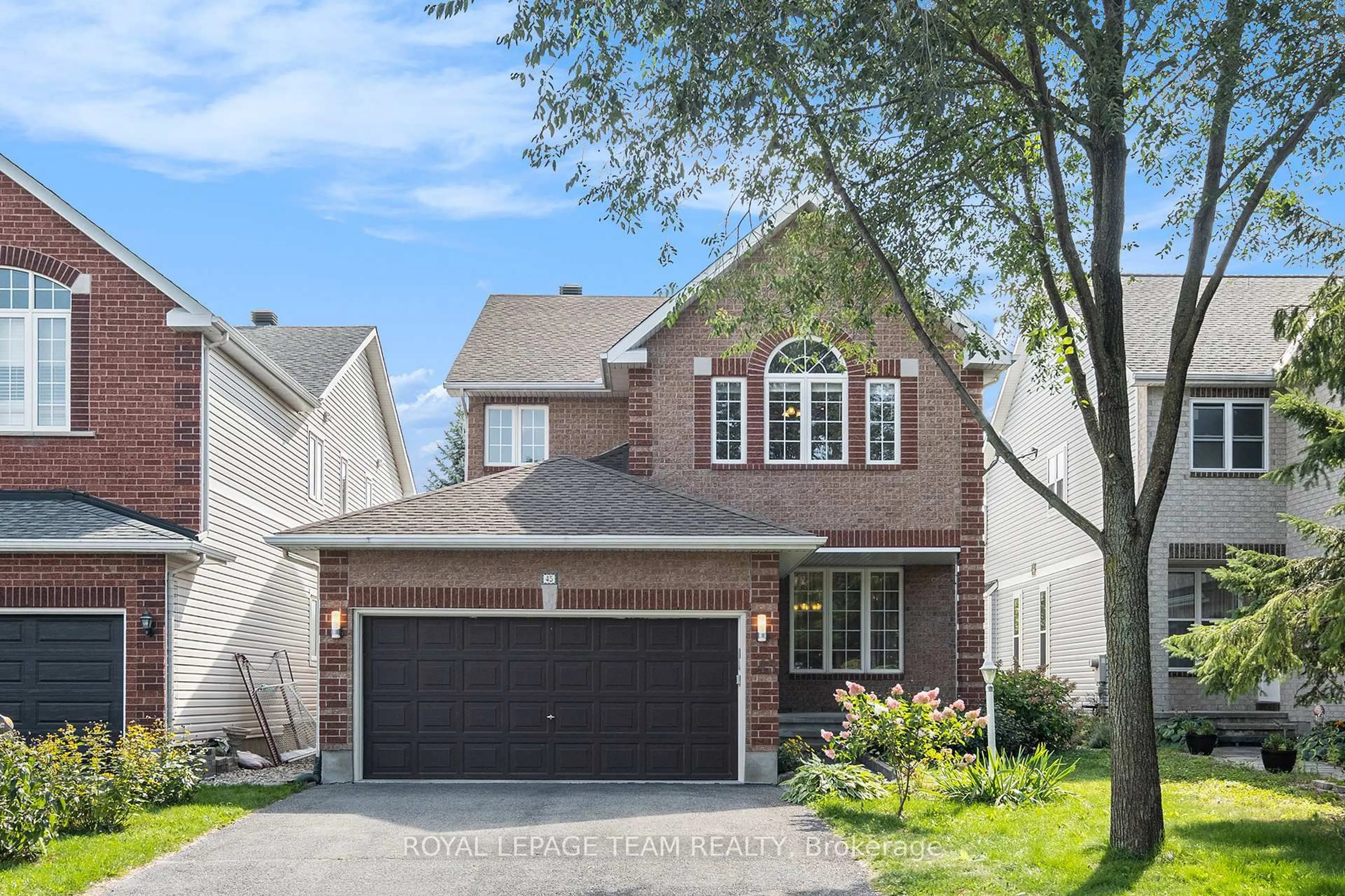 Home with brick exterior material, street for 45 Boulder Way, Nepean Ontario K2J 4R5