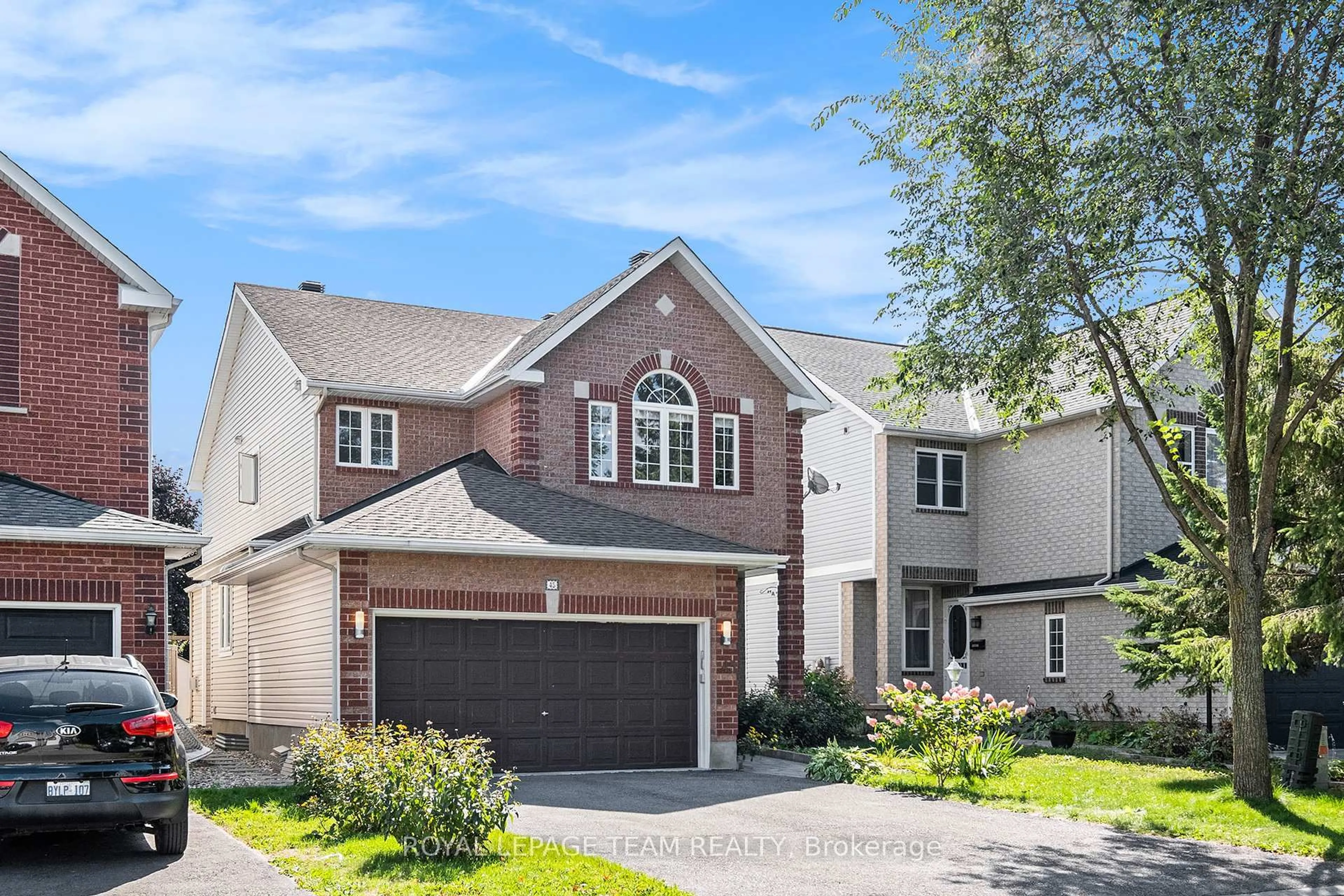 Home with brick exterior material, street for 45 Boulder Way, Nepean Ontario K2J 4R5