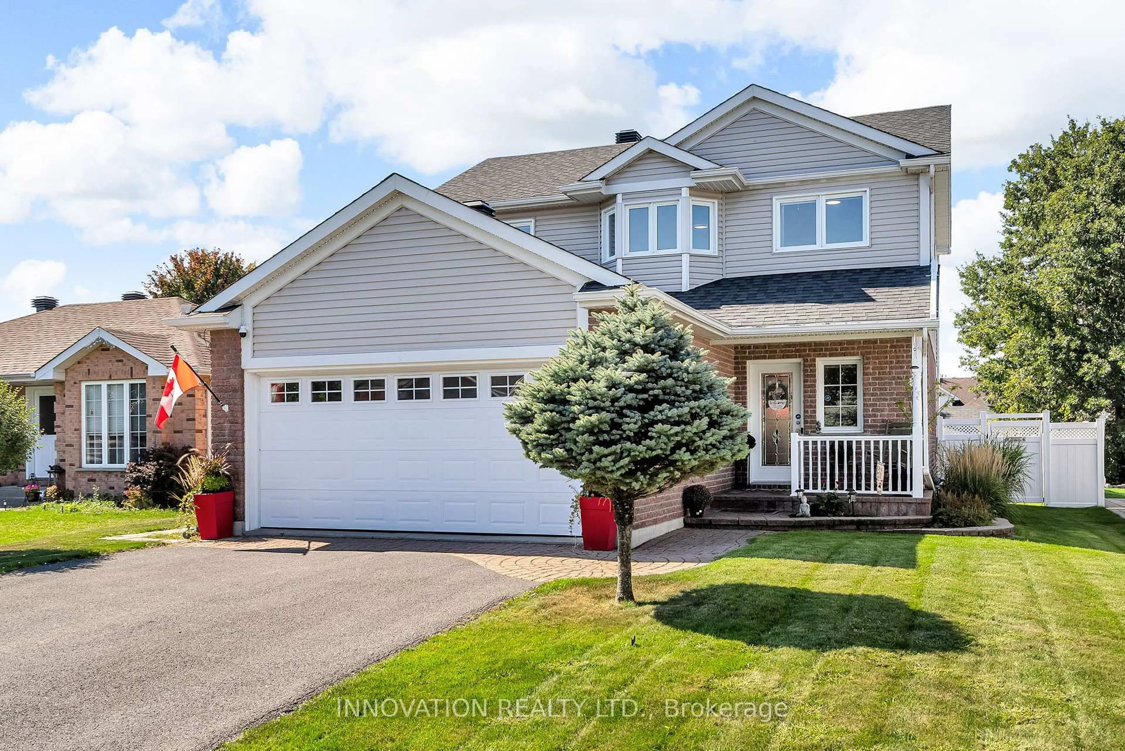 Home with vinyl exterior material, street for 2032 Concorde Ave, Cornwall Ontario K6H 6R4