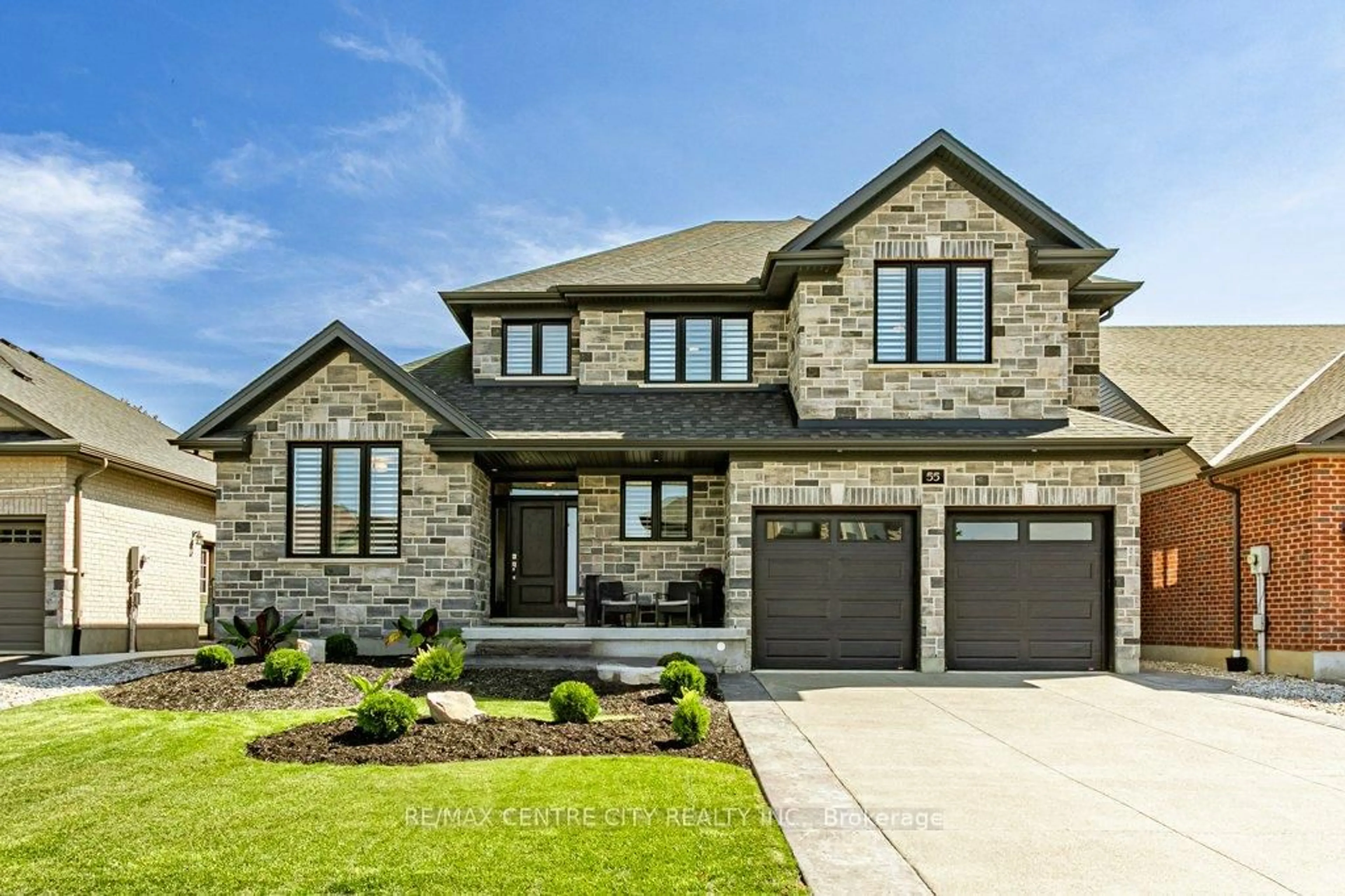 Home with brick exterior material, street for 55 Fuller Dr, Ingersoll Ontario N5C 4H4