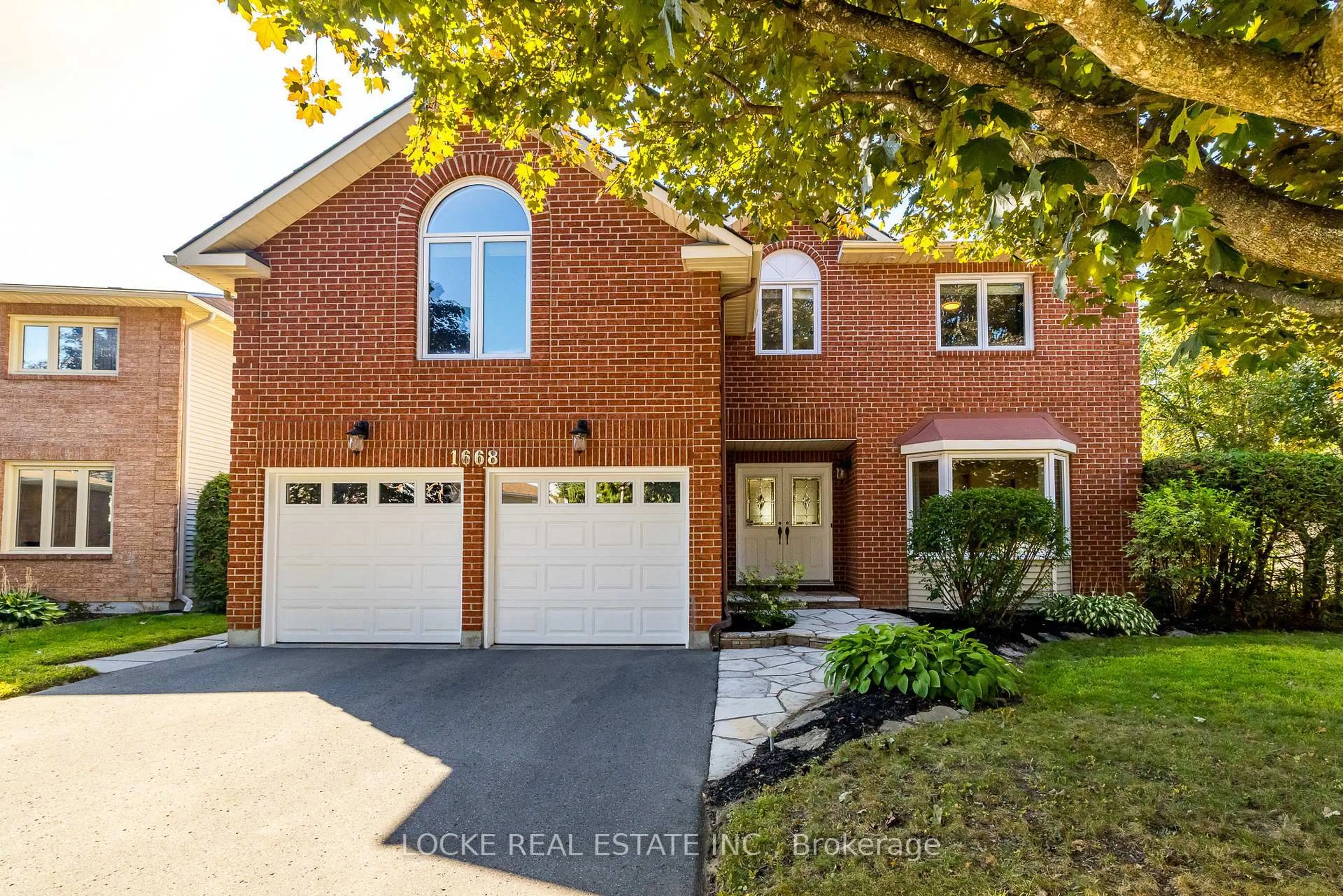 Home with brick exterior material, street for 1668 Sansonnet St, Orleans Ontario K1C 5Y6