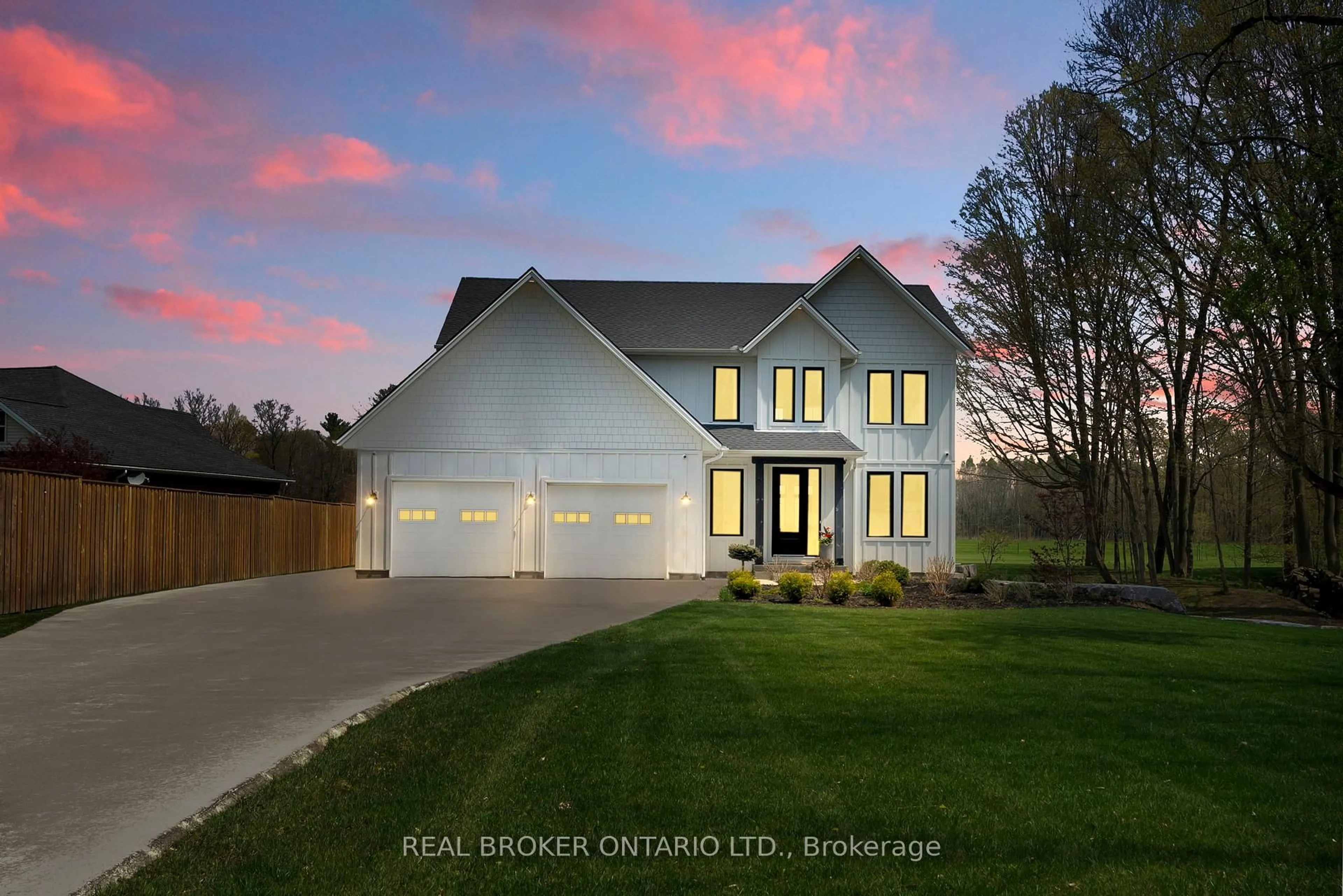 Home with vinyl exterior material, street for 12200 Plank Line, Bayham Ontario N0J 1H0