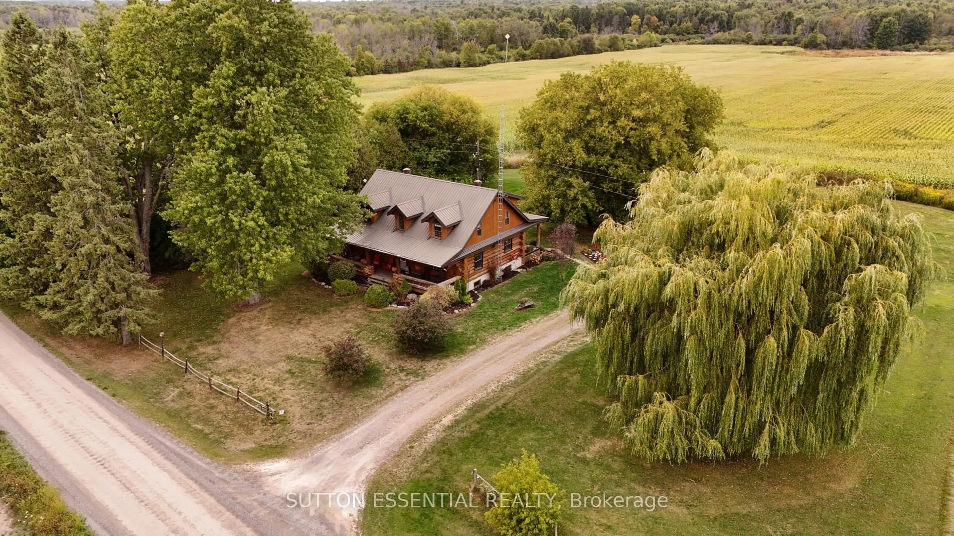 A pic from outside/outdoor area/front of a property/back of a property/a pic from drone, unknown for 4997 Spicer Rd, Elizabethtown-Kitley Ontario K6V 5T5