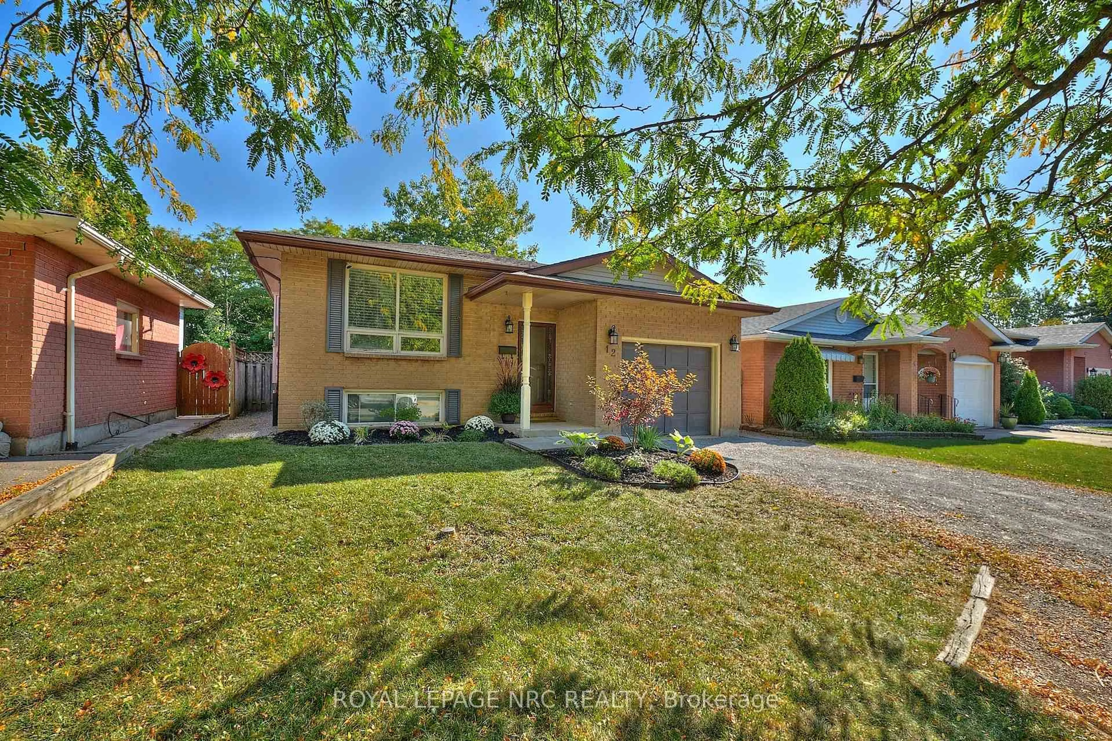 Home with brick exterior material, street for 12 Andrea Dr, St. Catharines Ontario L2S 3N7