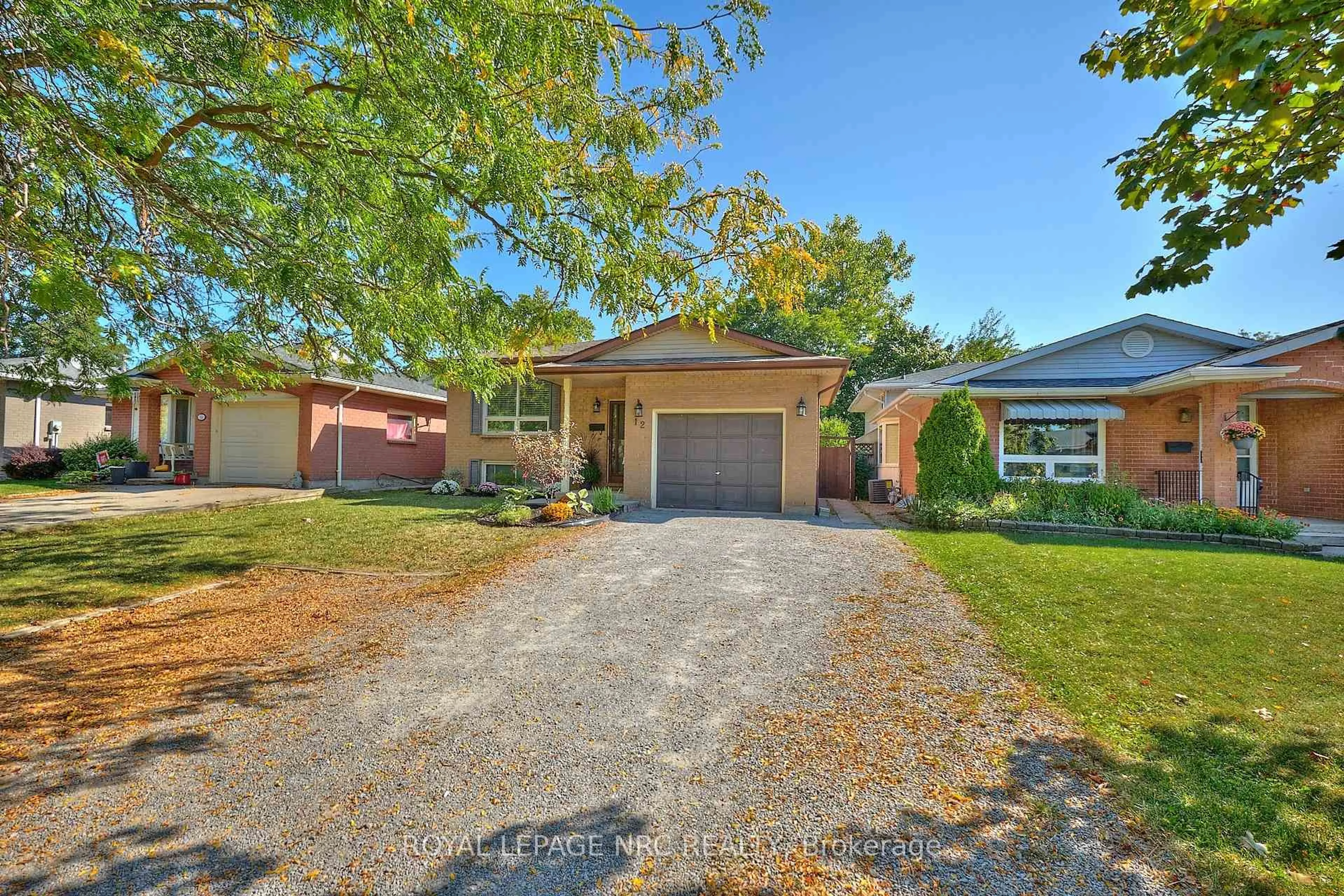 Home with brick exterior material, street for 12 Andrea Dr, St. Catharines Ontario L2S 3N7