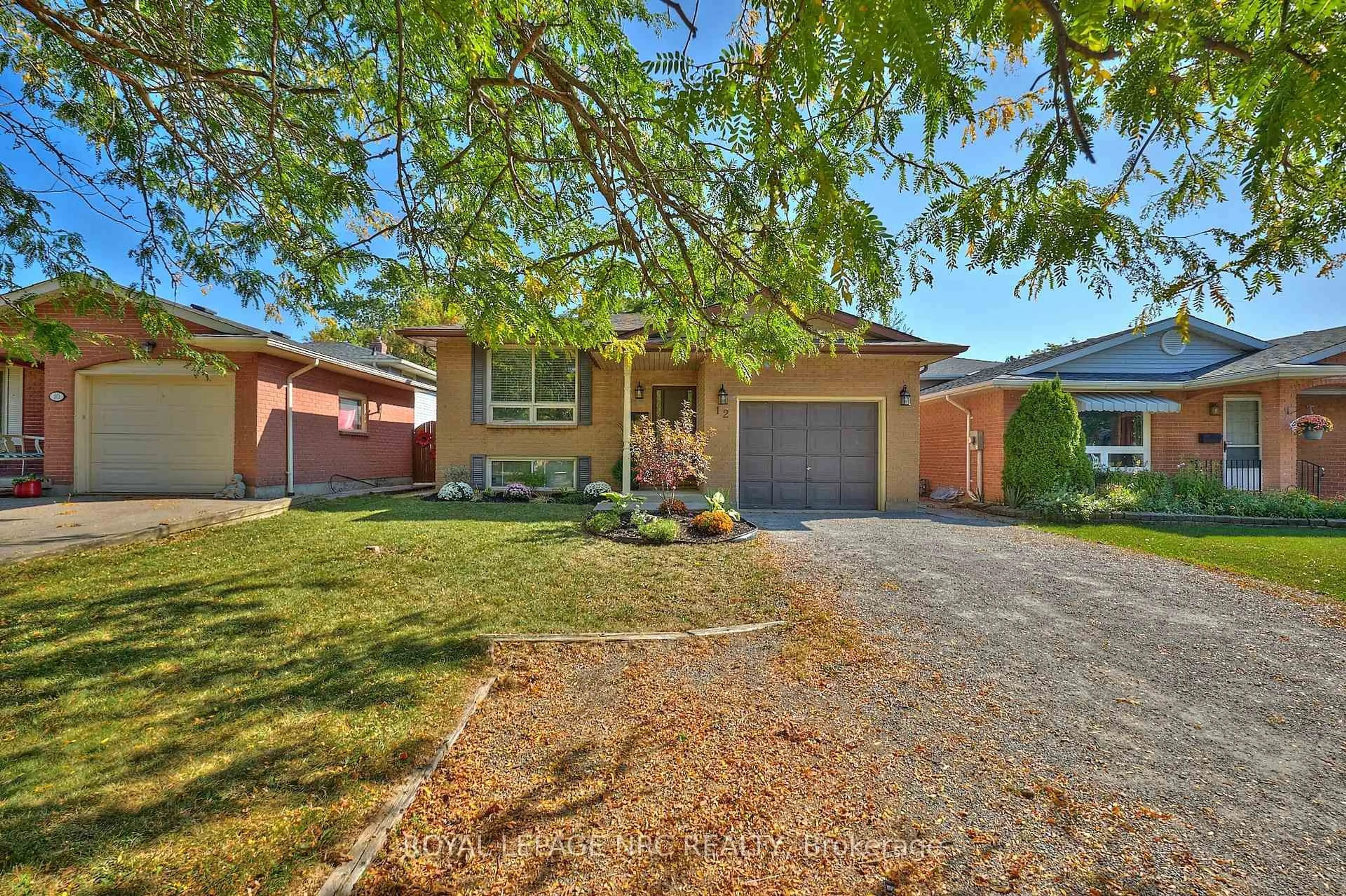 Home with brick exterior material, street for 12 Andrea Dr, St. Catharines Ontario L2S 3N7