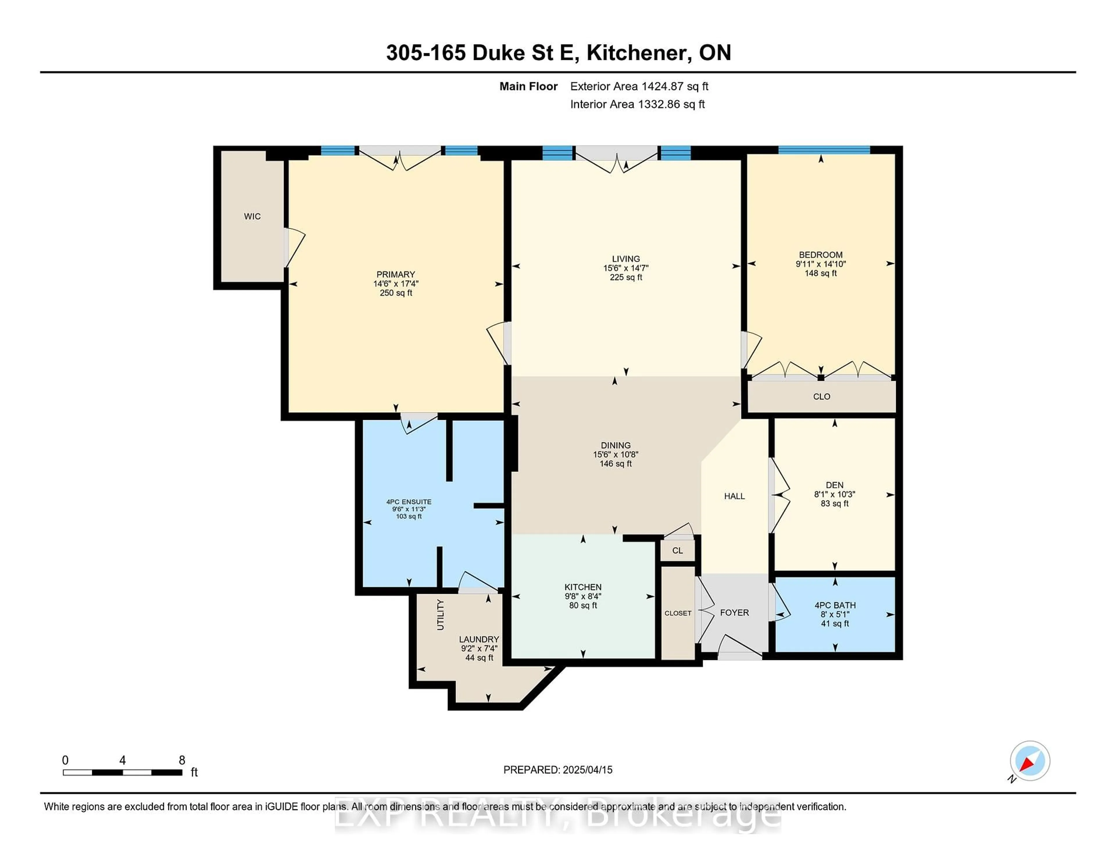 Floor plan for 165 Duke St, Kitchener Ontario N2H 6T8