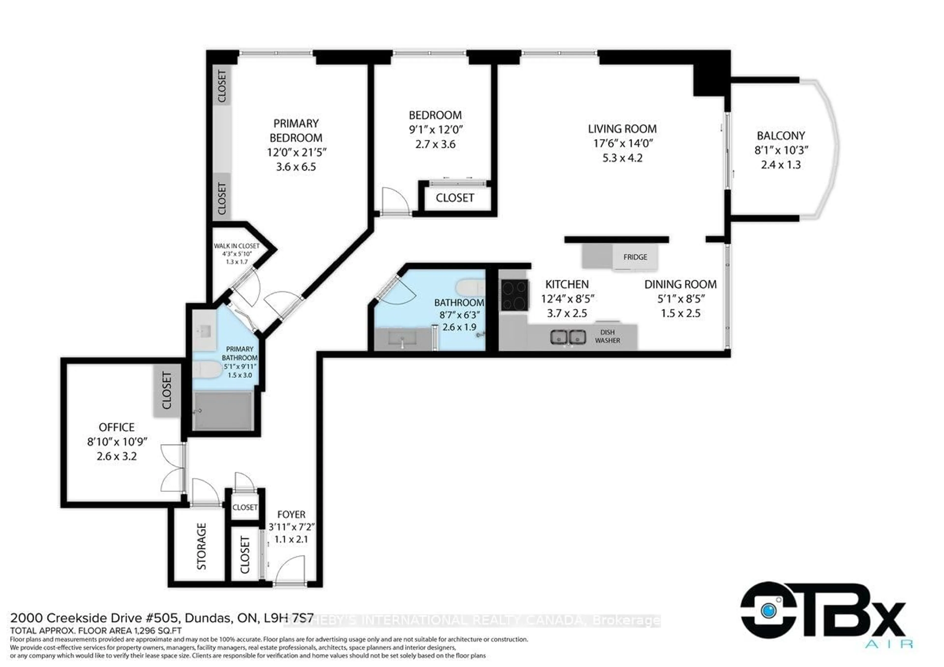 Floor plan for 2000 Creekside Dr #505, Hamilton Ontario L9H 7S7