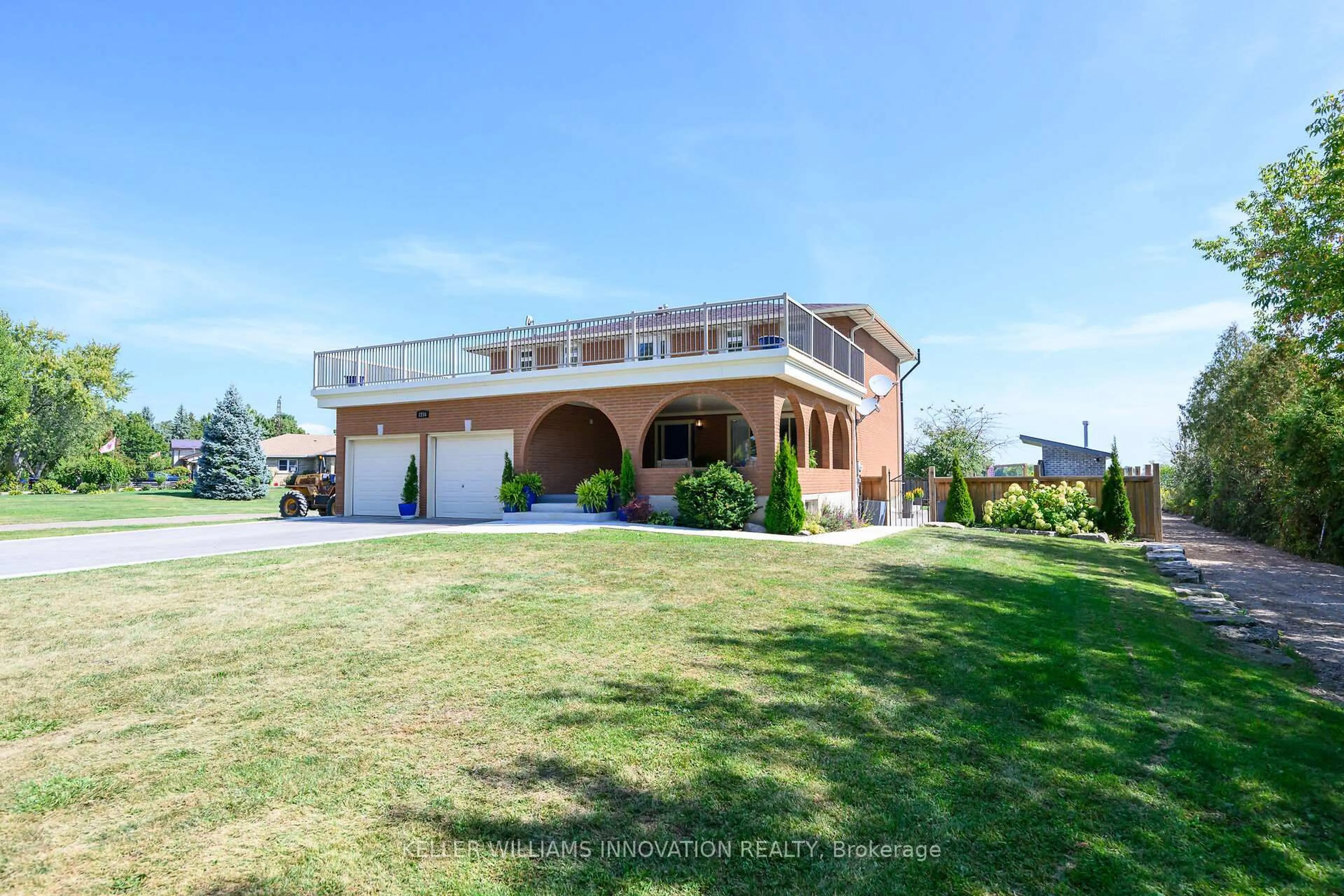 A pic from outside/outdoor area/front of a property/back of a property/a pic from drone, water/lake/river/ocean view for 1216 Sheffield Rd, Hamilton Ontario L0R 1Z0