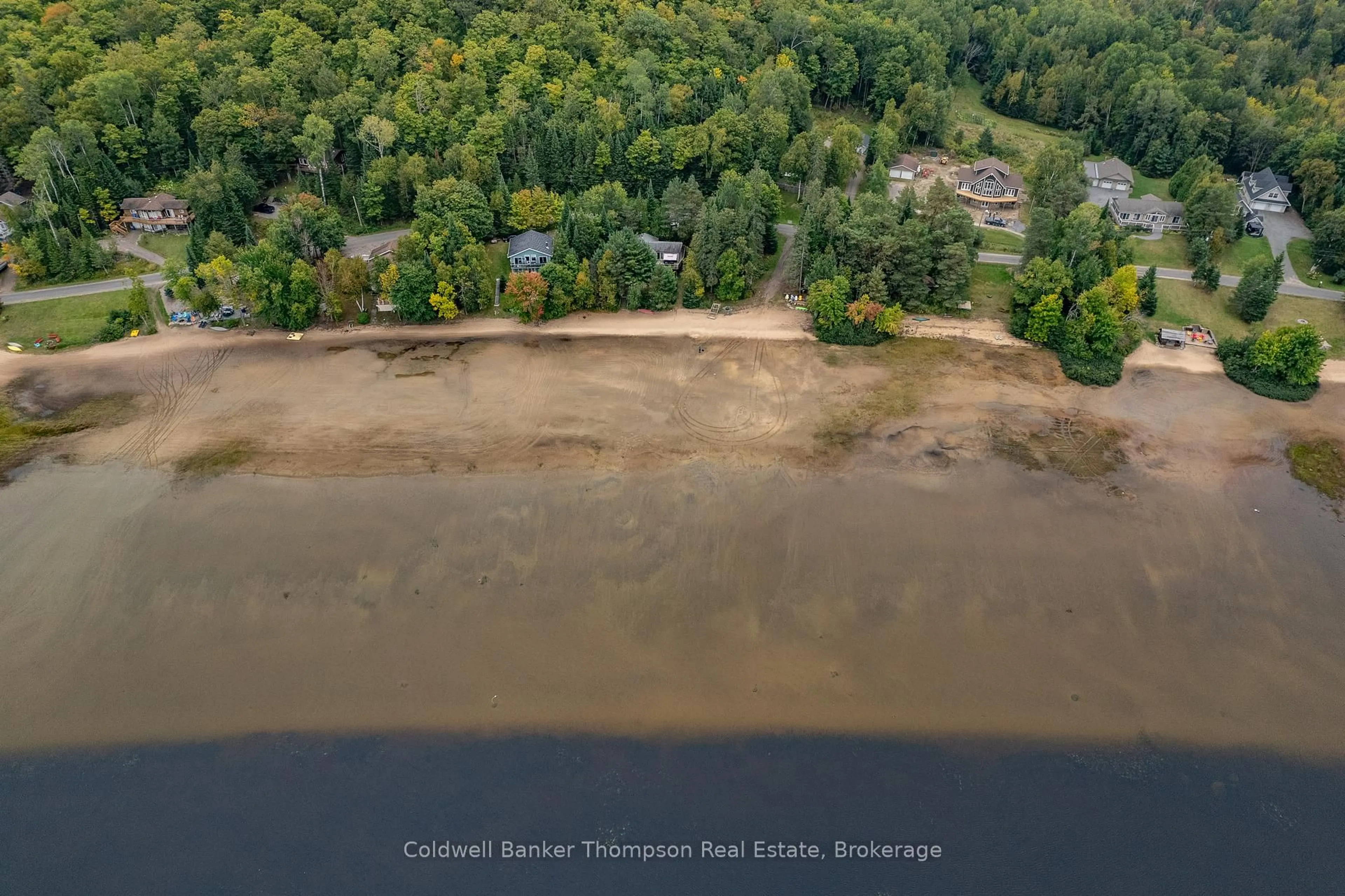 A pic from outside/outdoor area/front of a property/back of a property/a pic from drone, water/lake/river/ocean view for 2266 Pickerel & Jack Lake Rd, Burk's Falls Ontario P0A 1C0