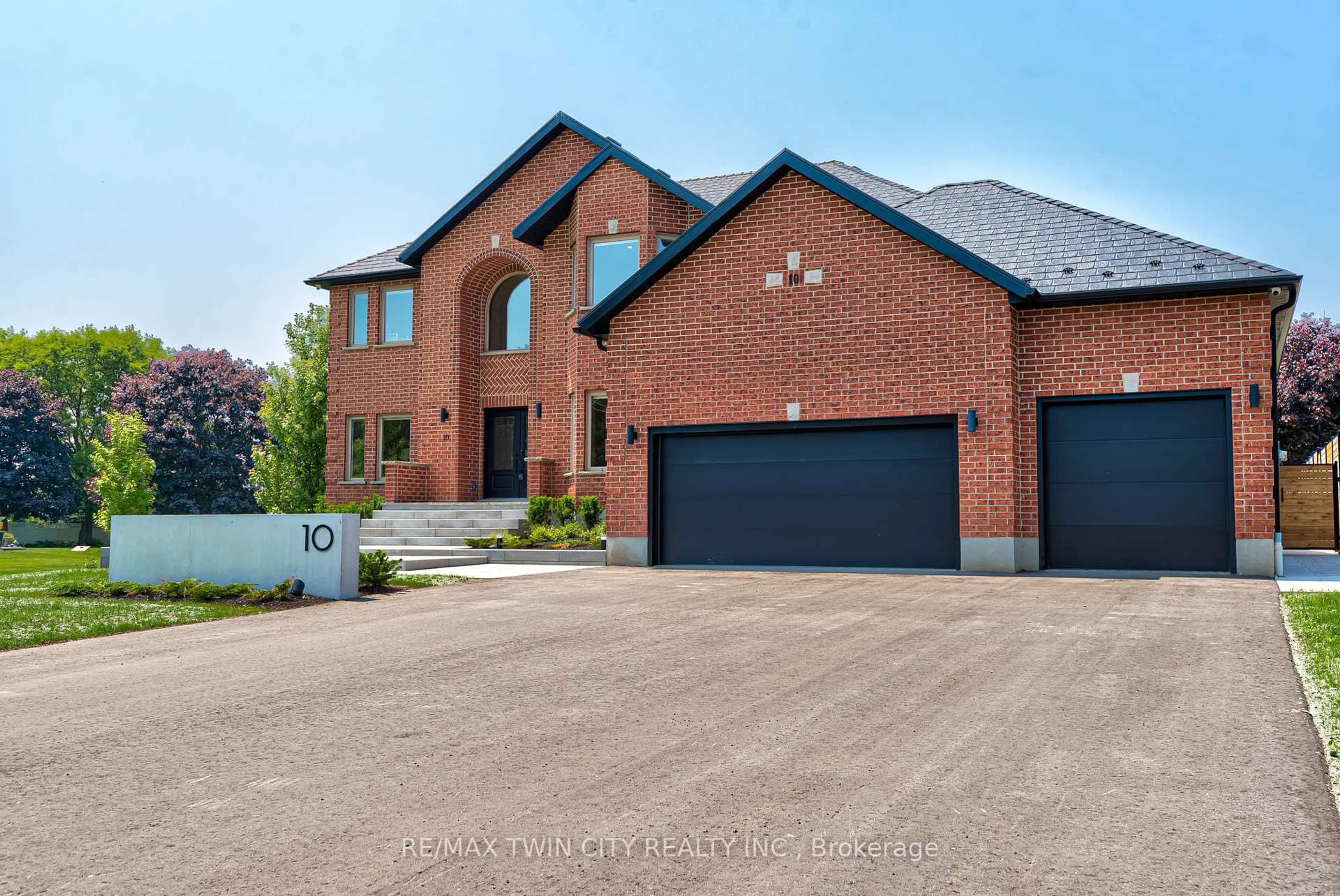 Home with brick exterior material, street for 10 Eldale Rd, Woolwich Ontario N3B 2C8