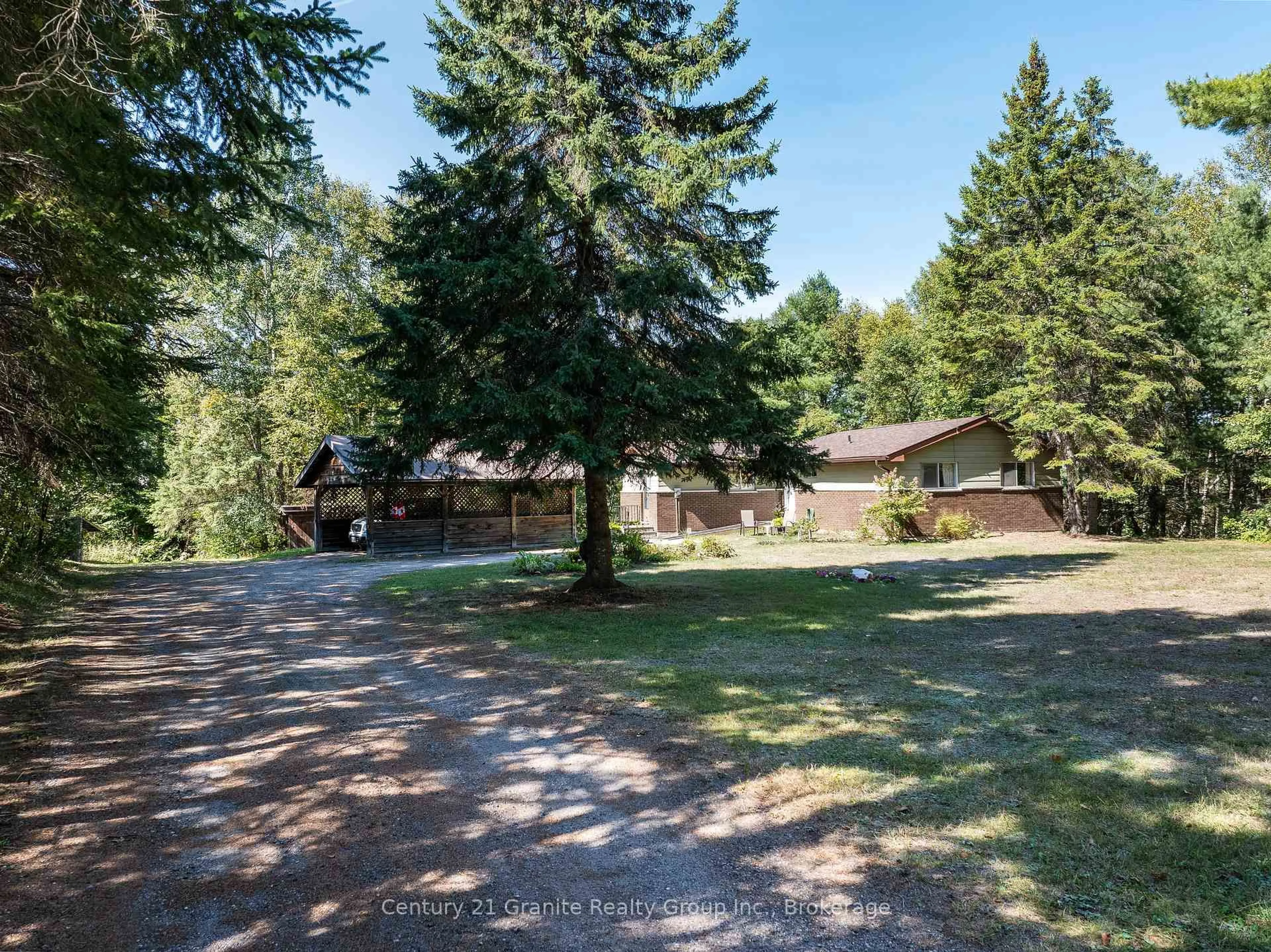 A pic from outside/outdoor area/front of a property/back of a property/a pic from drone, unknown for 733 Bobcaygeon Rd, Minden Hills Ontario K0M 2K0