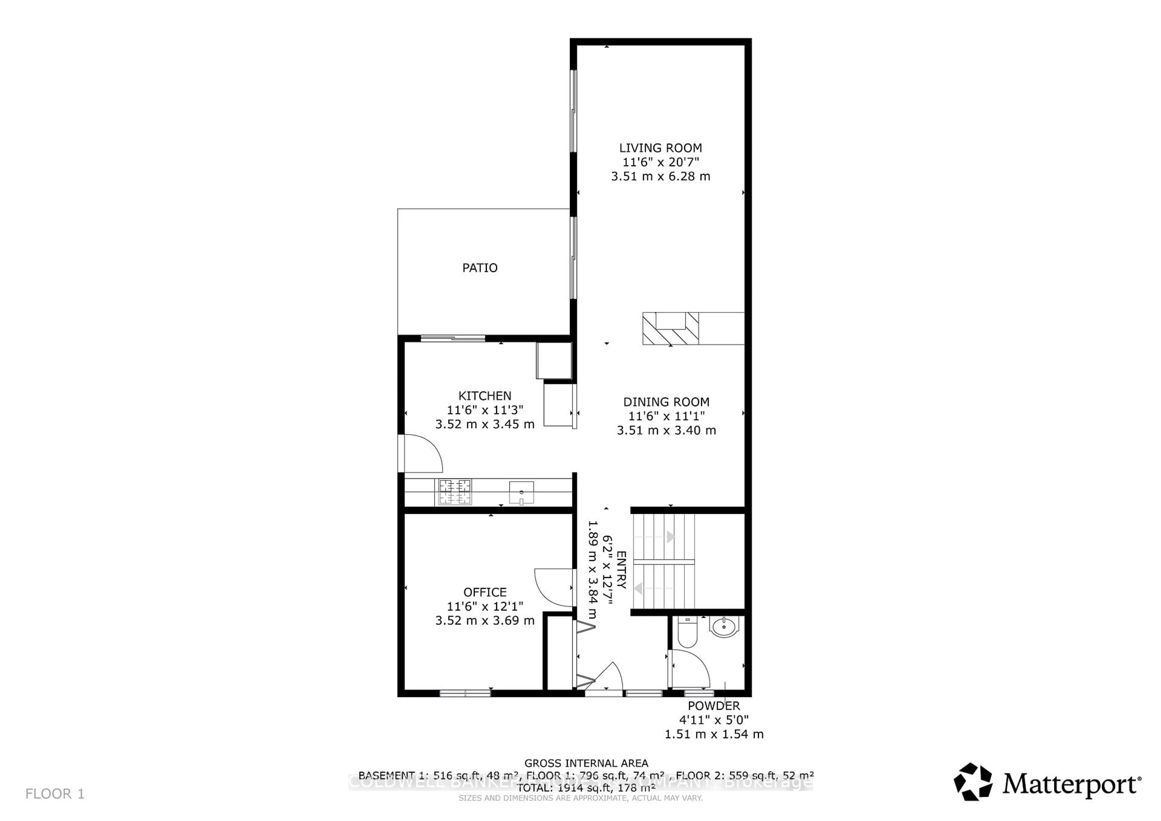 Floor plan for 43 Jackson Crt #69, Ottawa Ontario K2K 1B6