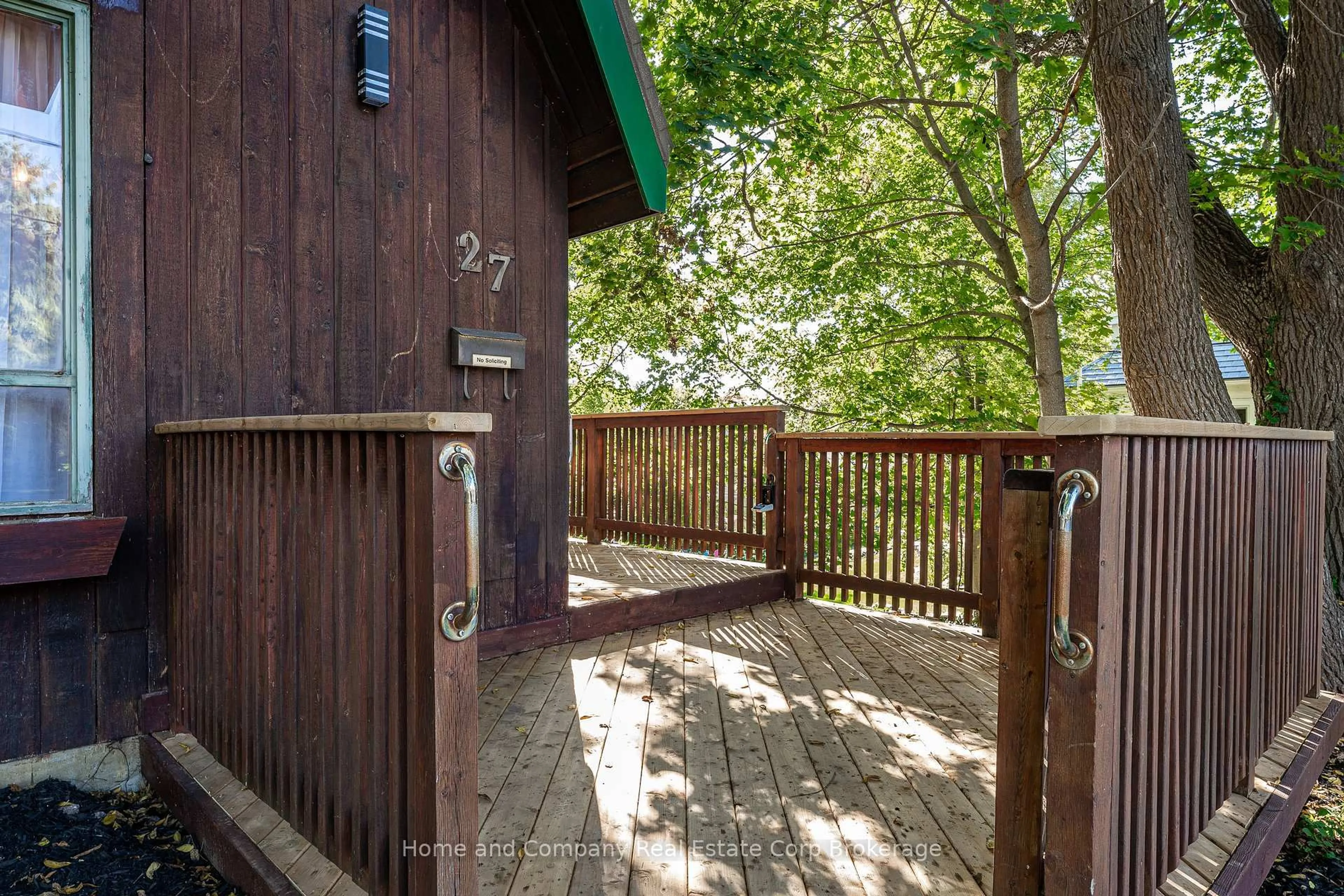 Patio, forest/trees view for 27 Ontario St, St. Marys Ontario N4X 1A5