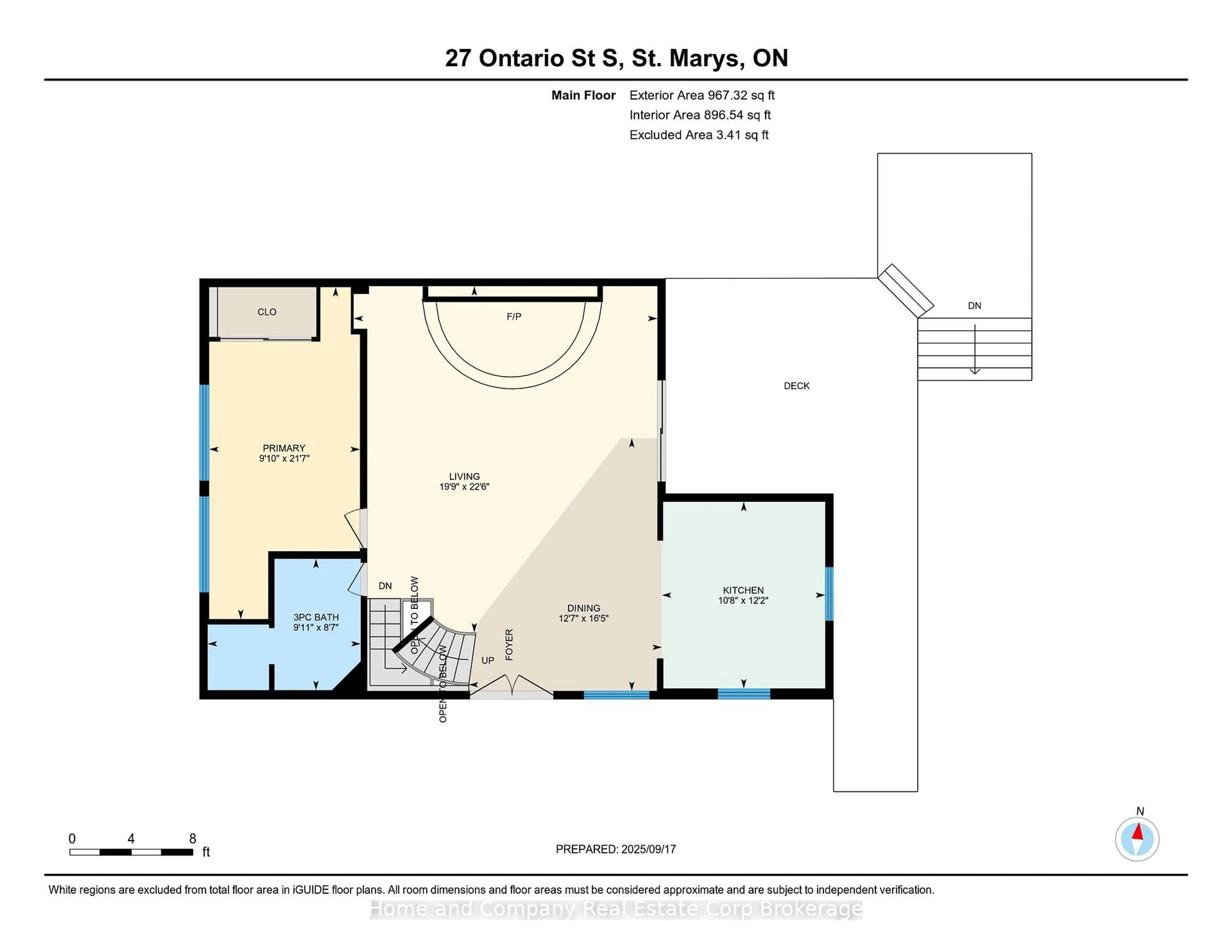 Floor plan for 27 Ontario St, St. Marys Ontario N4X 1A5