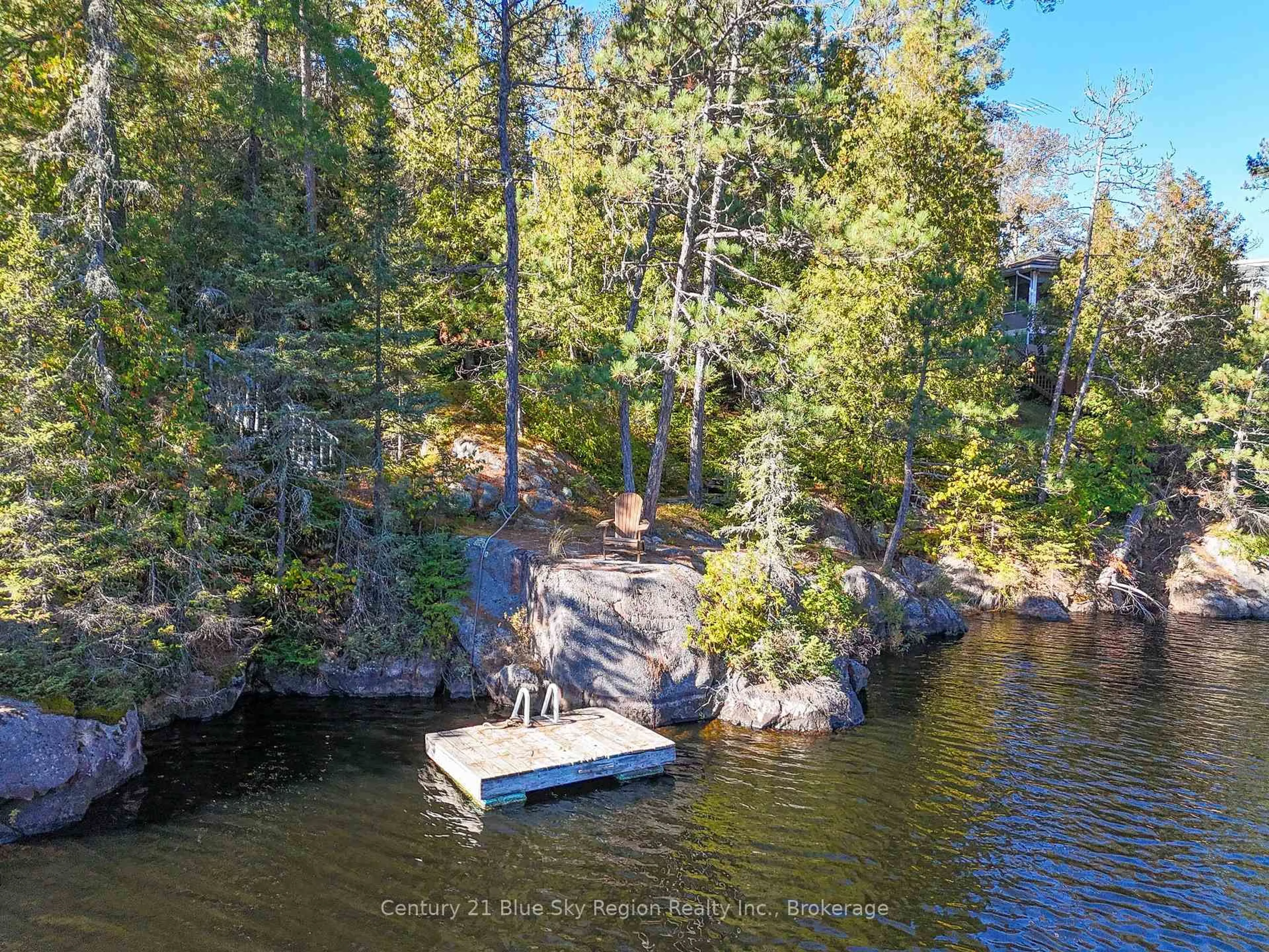 A pic from outside/outdoor area/front of a property/back of a property/a pic from drone, water/lake/river/ocean view for 5065 Highway 11, Temagami Ontario P0H 1H0