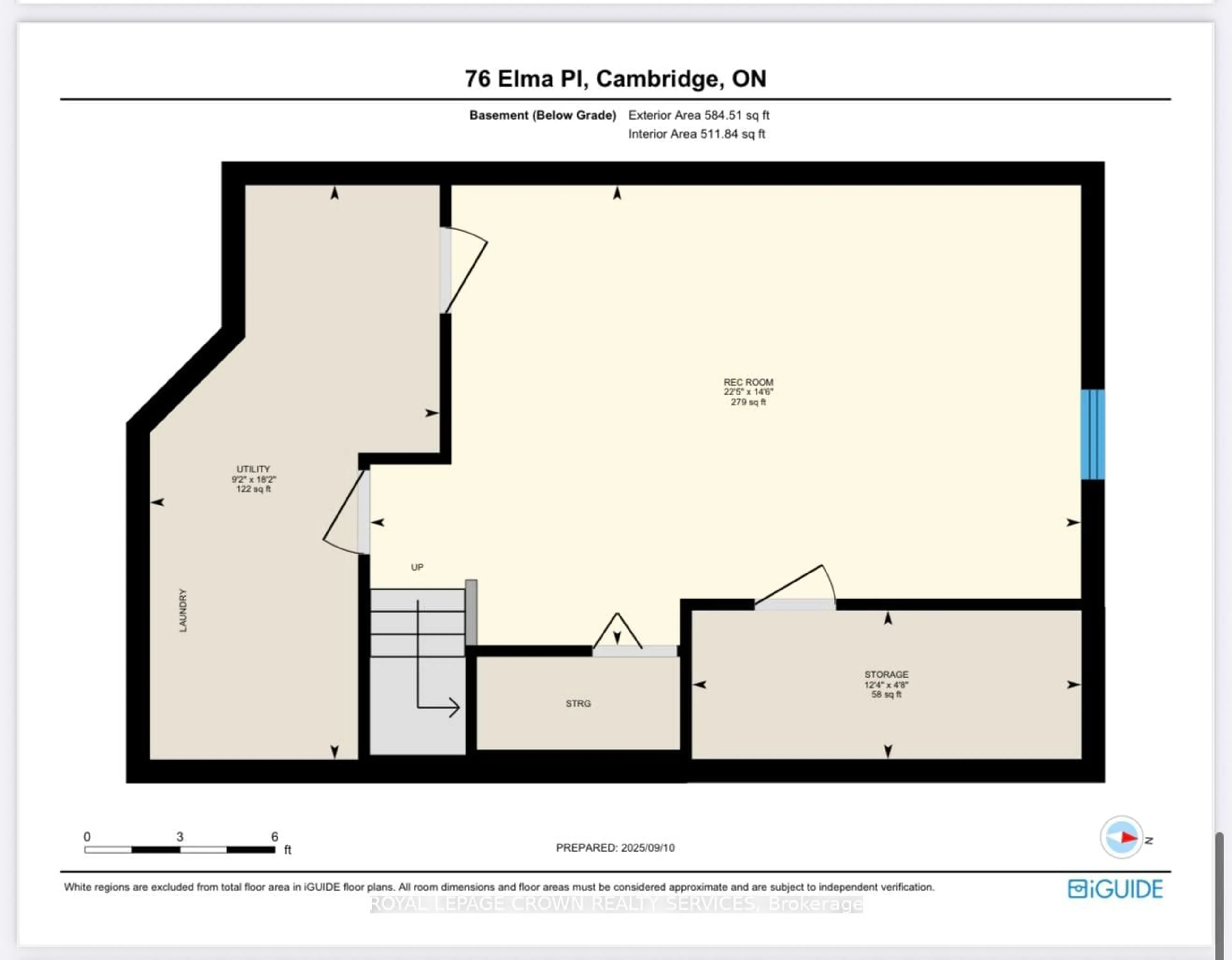 Floor plan for 76 Elma Pl, Cambridge Ontario N3C 4E7