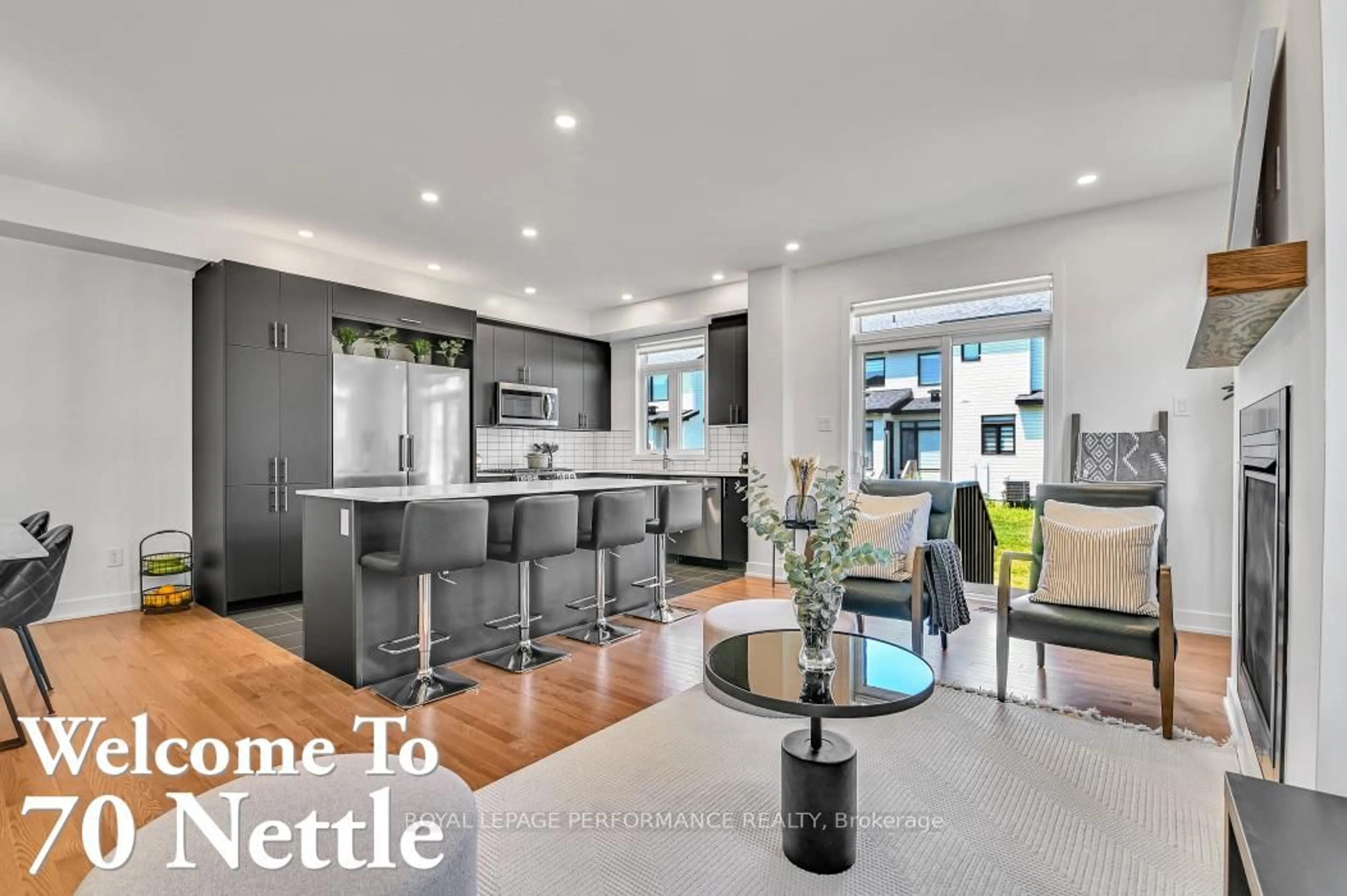 Open concept kitchen, unknown for 70 Nettle Cres, Ottawa Ontario K1T 0W9