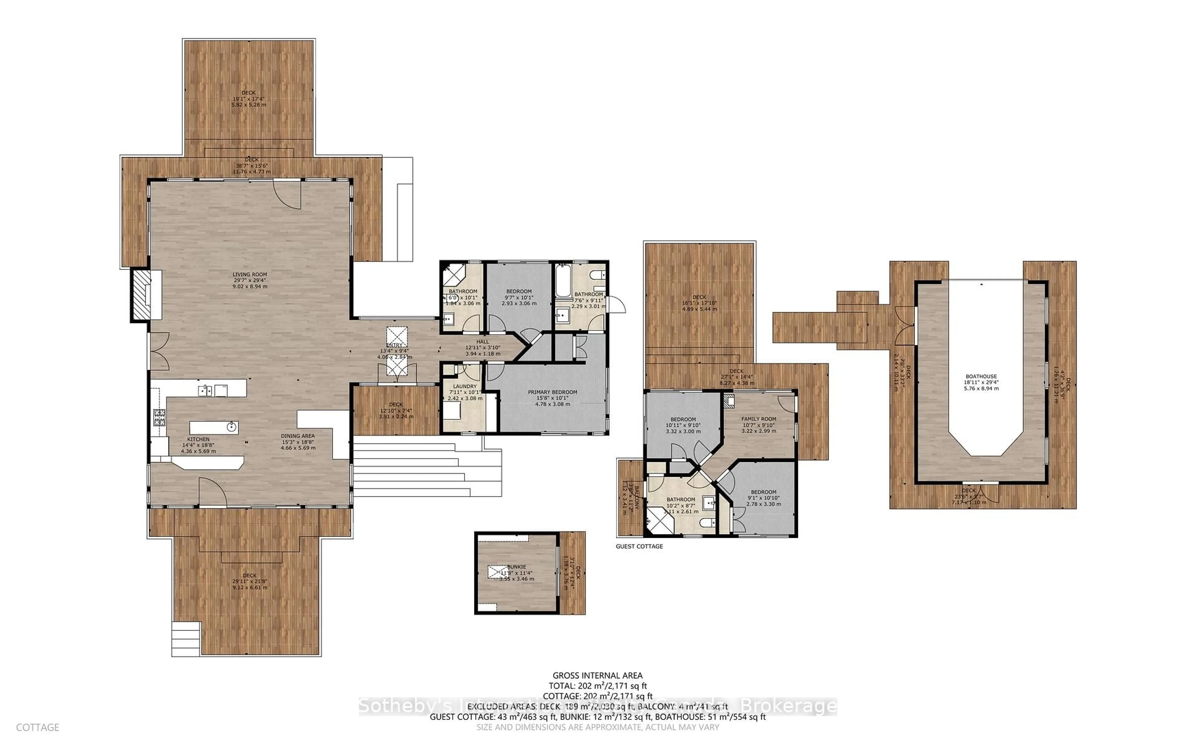 Floor plan for 1 A266 Island, The Archipelago Ontario P0G 1K0