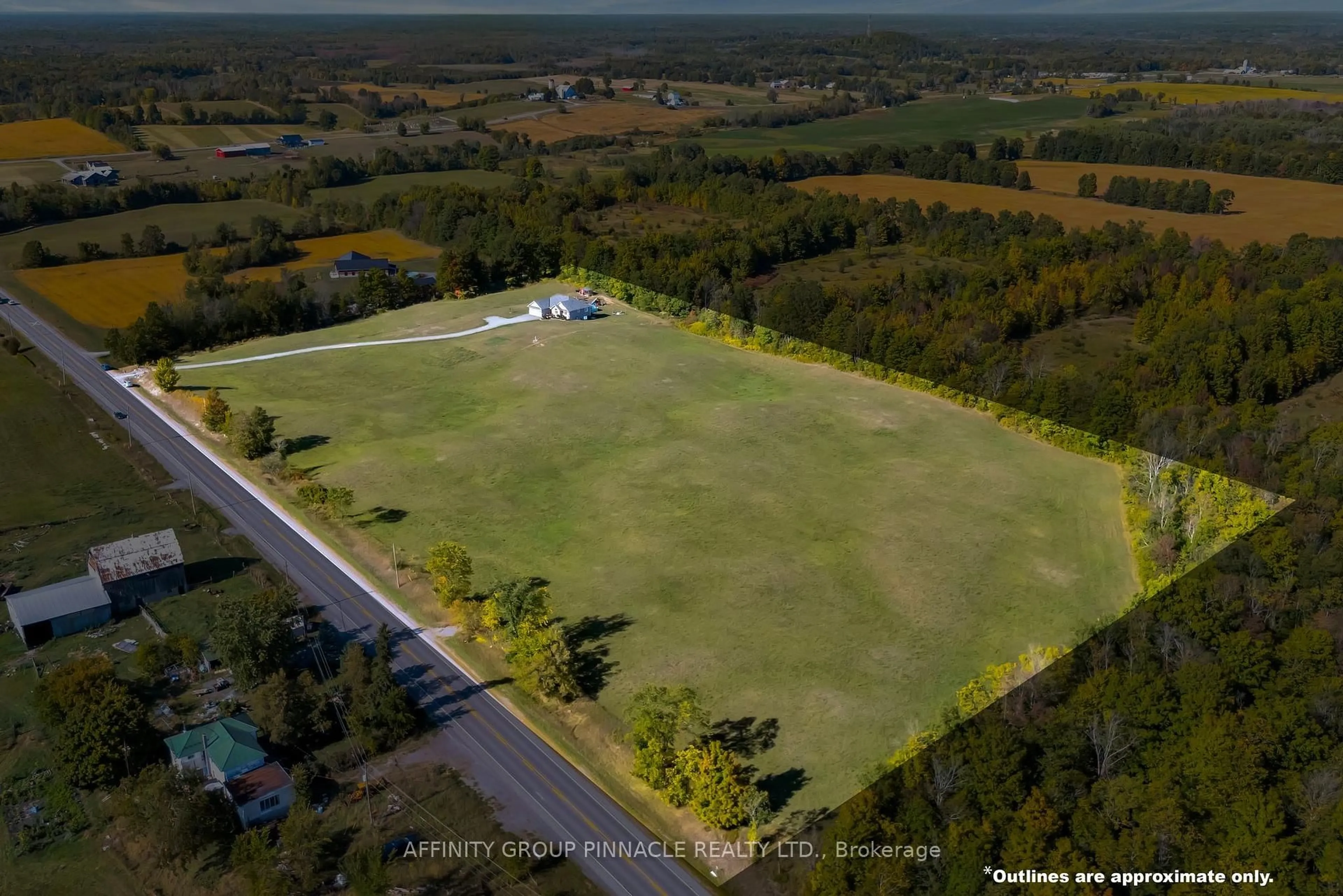 A pic from outside/outdoor area/front of a property/back of a property/a pic from drone, unknown for 5299 County Rd 4 Rd, Kaladar Ontario K0K 1Z0