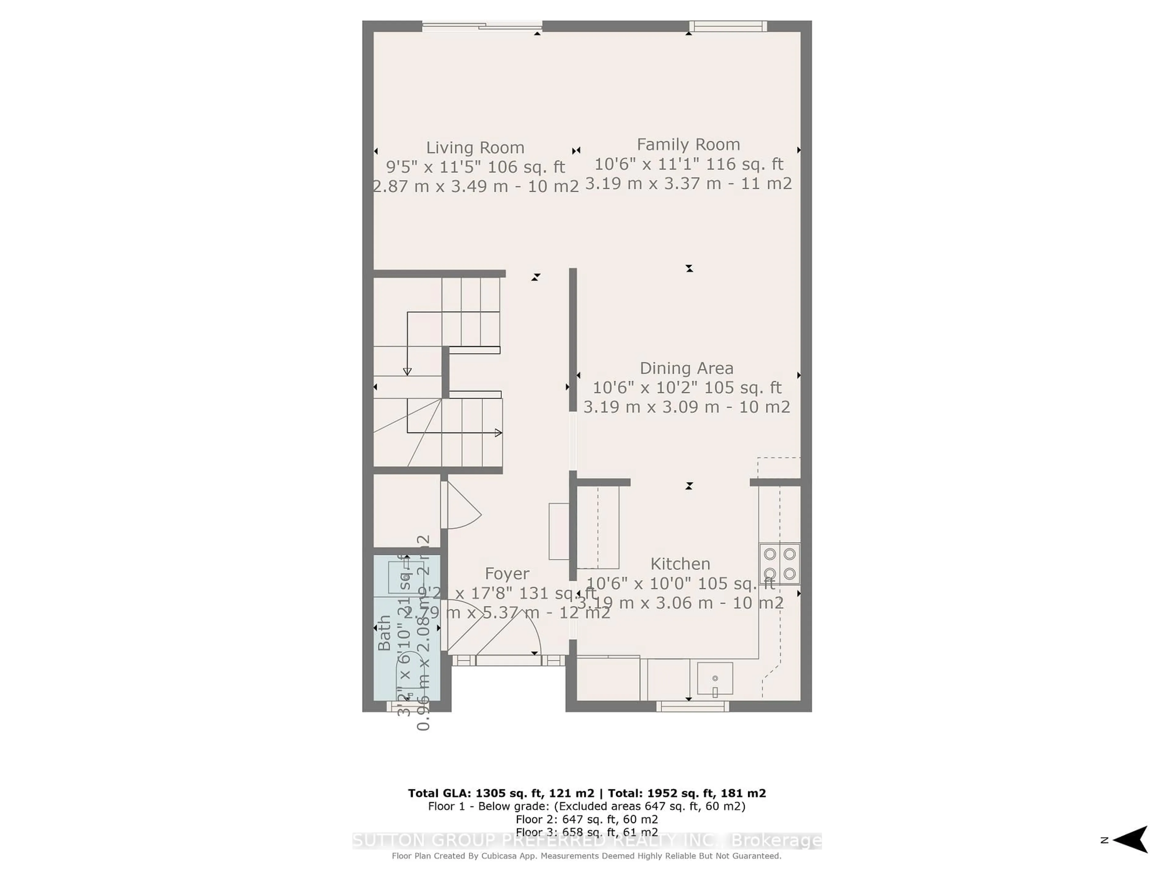 Floor plan for 669 Osgoode Dr #3, London South Ontario N6E 2C7