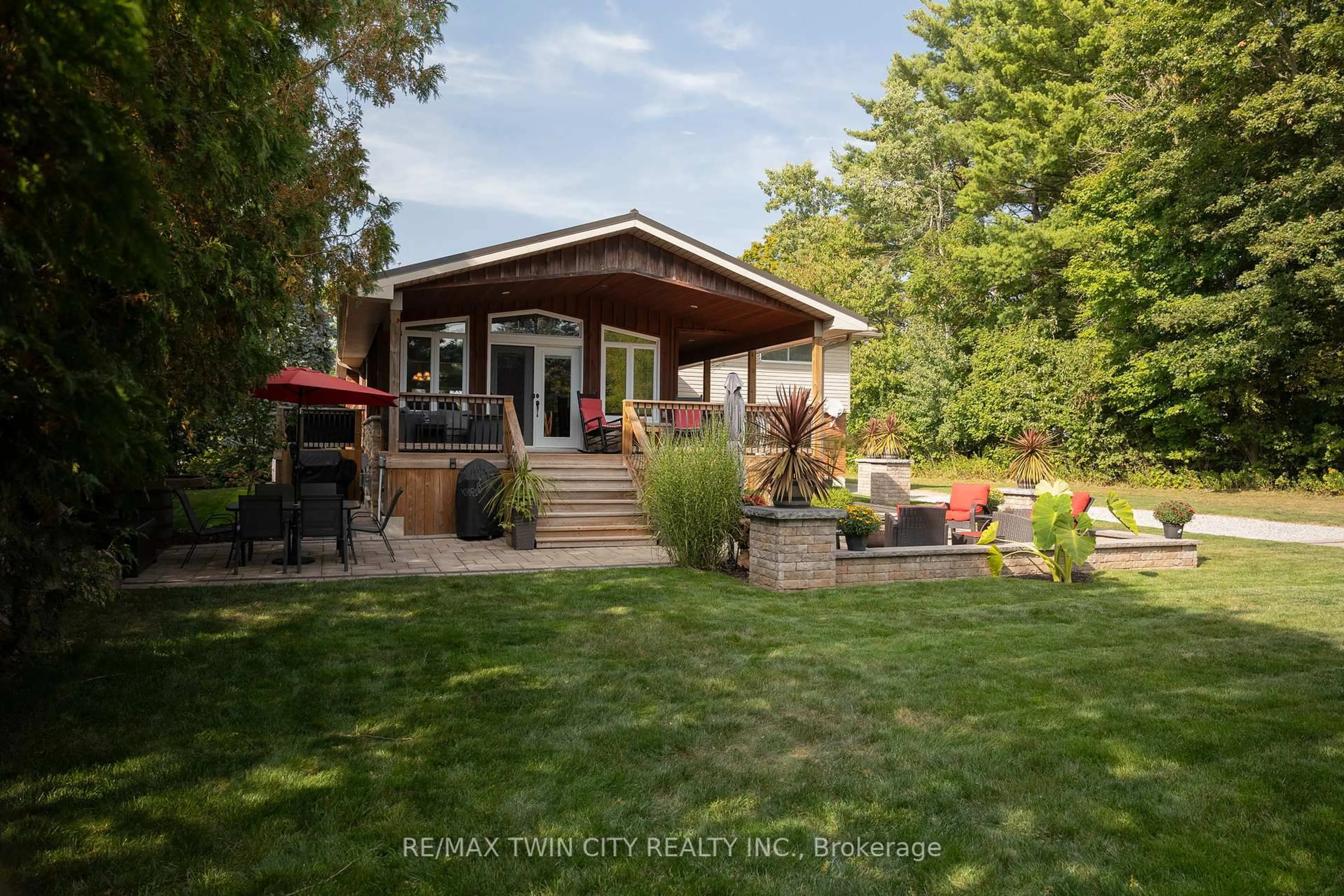 Patio, water/lake/river/ocean view for 93 NORWICH Rd, Brant Ontario N0E 1R0